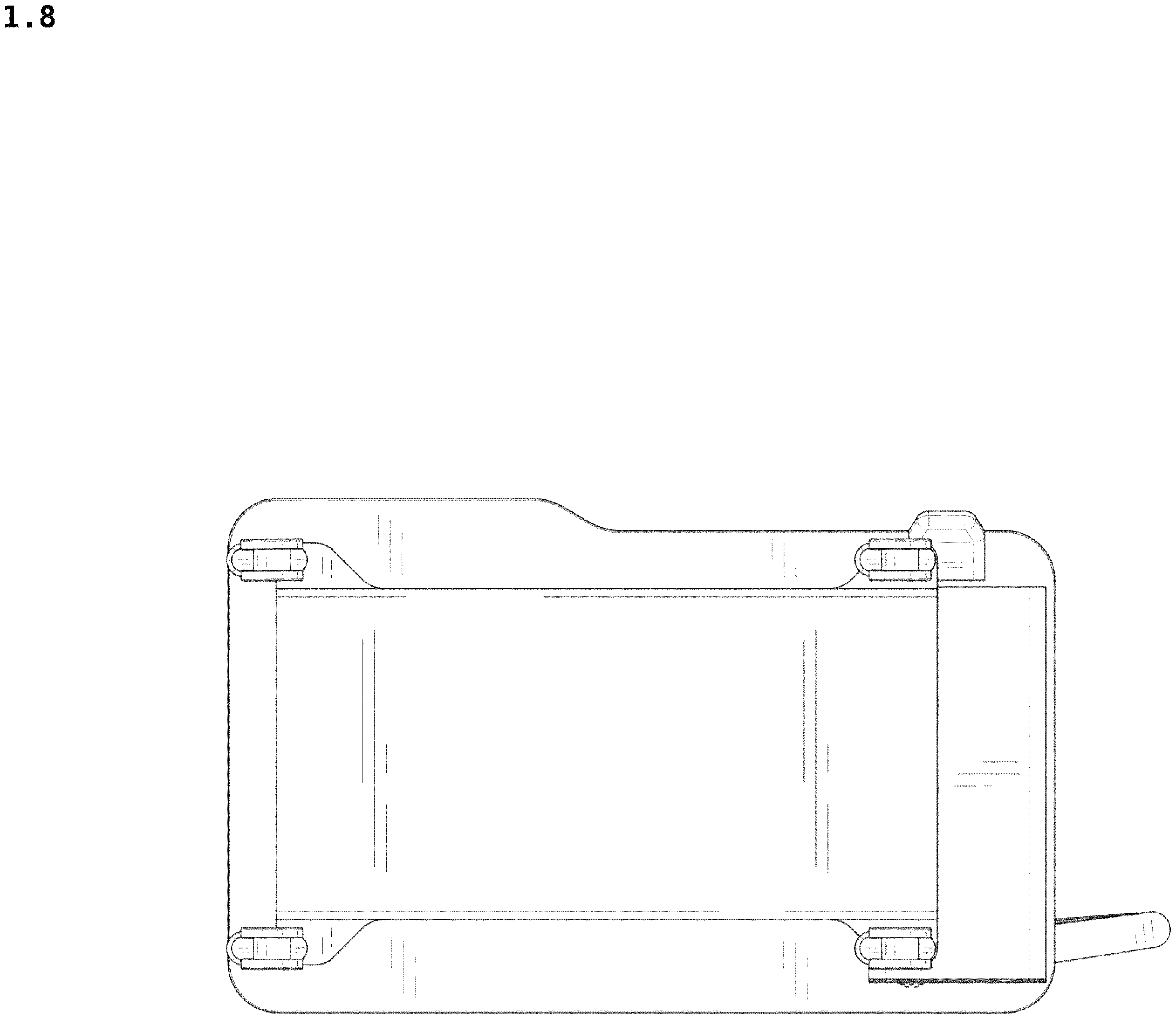Patent USD1043993 Figure 8 – Operating console for eye testing