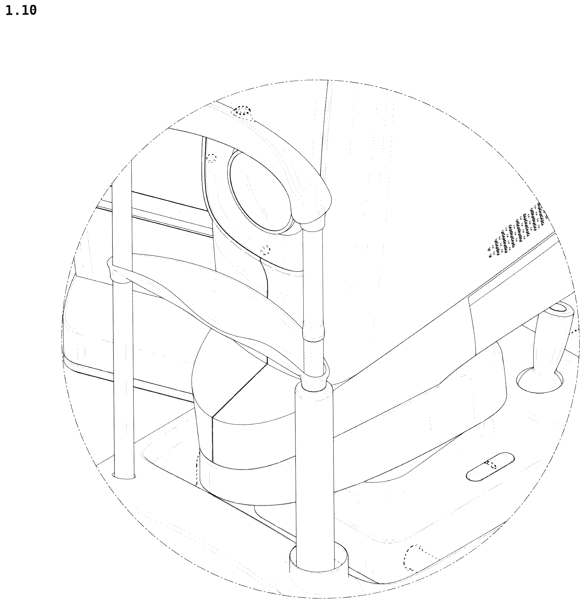 Patent USD1043993 Figure 10 – Operating console for eye testing