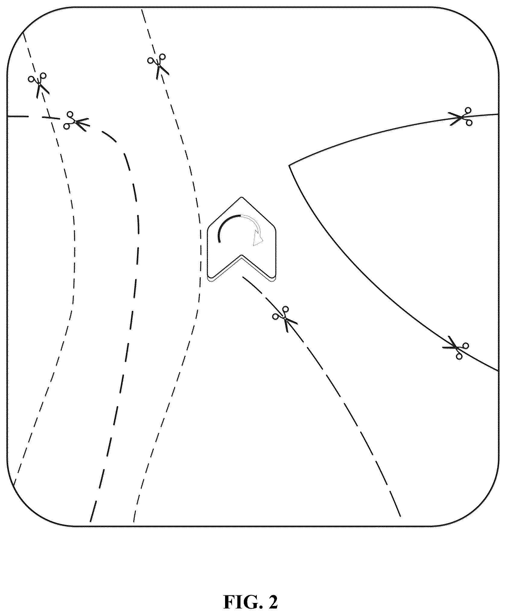 Patent USD1043999 Figure 2 – Medical dressing