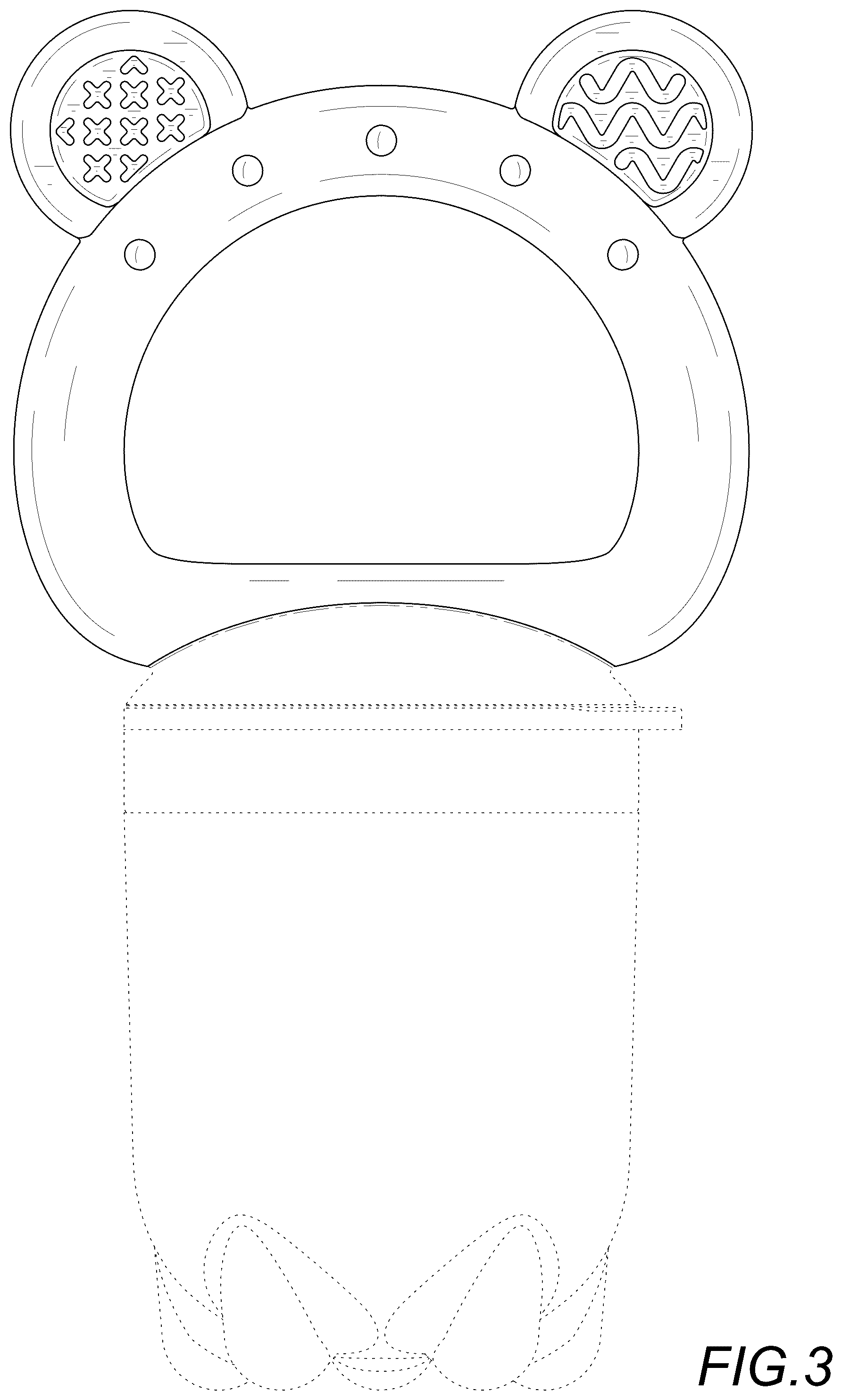 Patent USD1044002 Figure 3 – Baby feeder