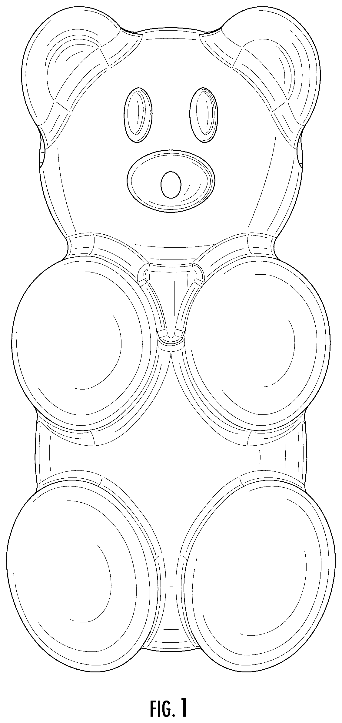 Patent USD1044003 — Oral motor chew tool — Figure 1