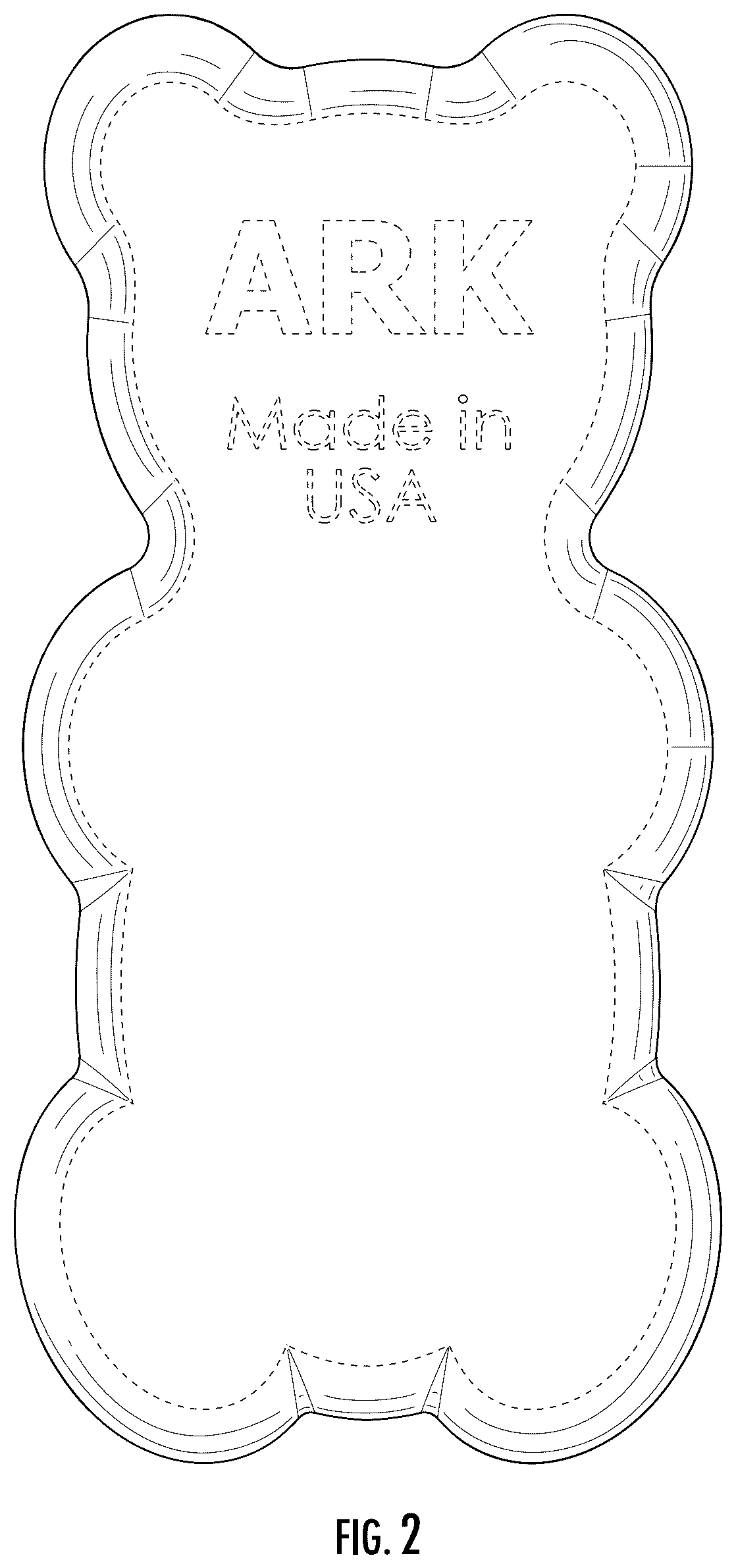 Patent USD1044003 Figure 2 – Oral motor chew tool