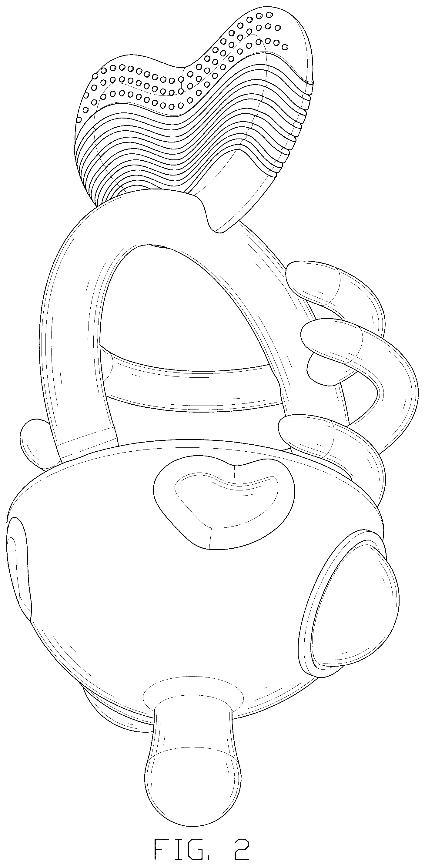 Patent USD1044005 Figure 2 – Teether