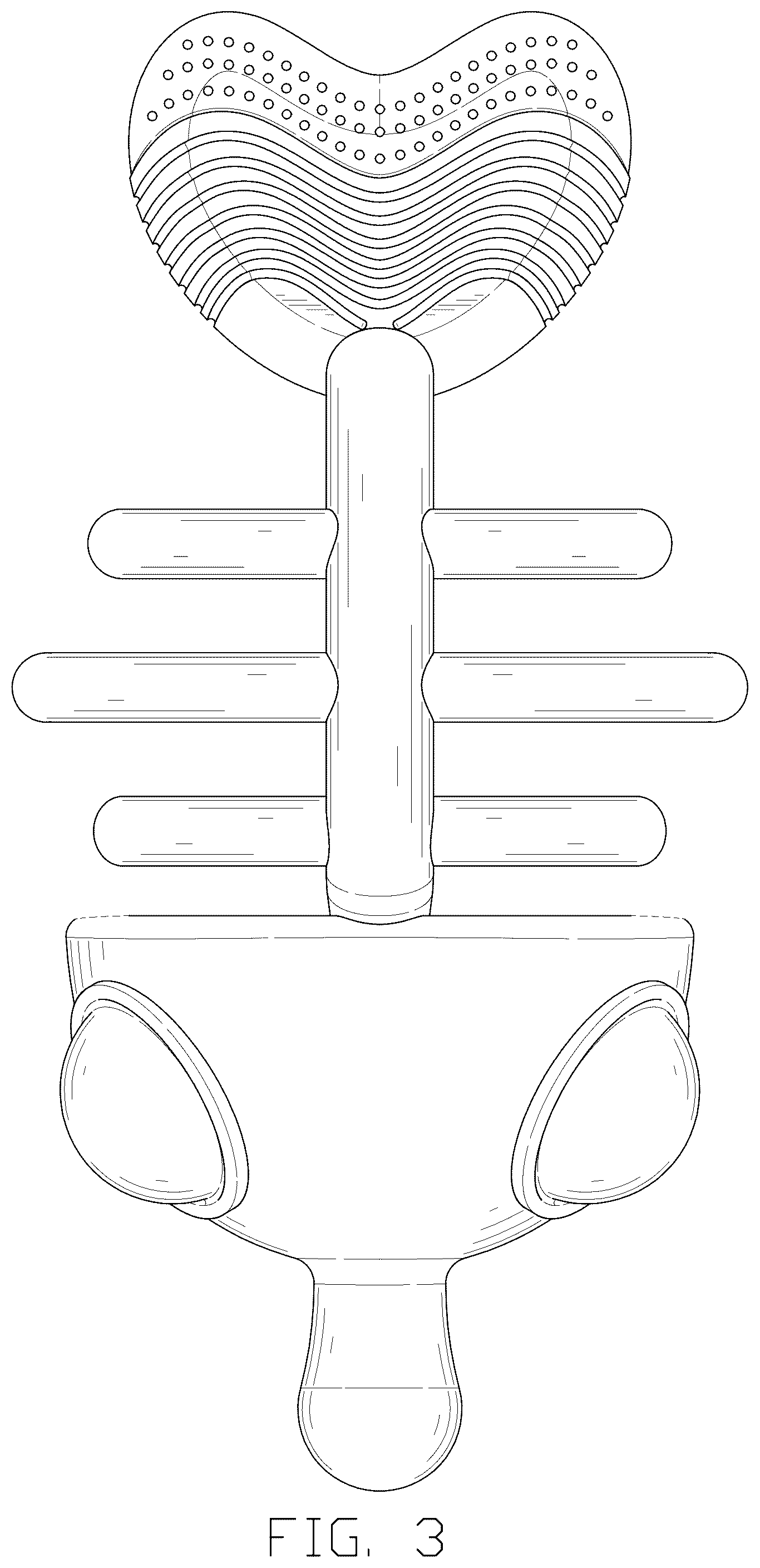 Patent USD1044005 Figure 3 – Teether