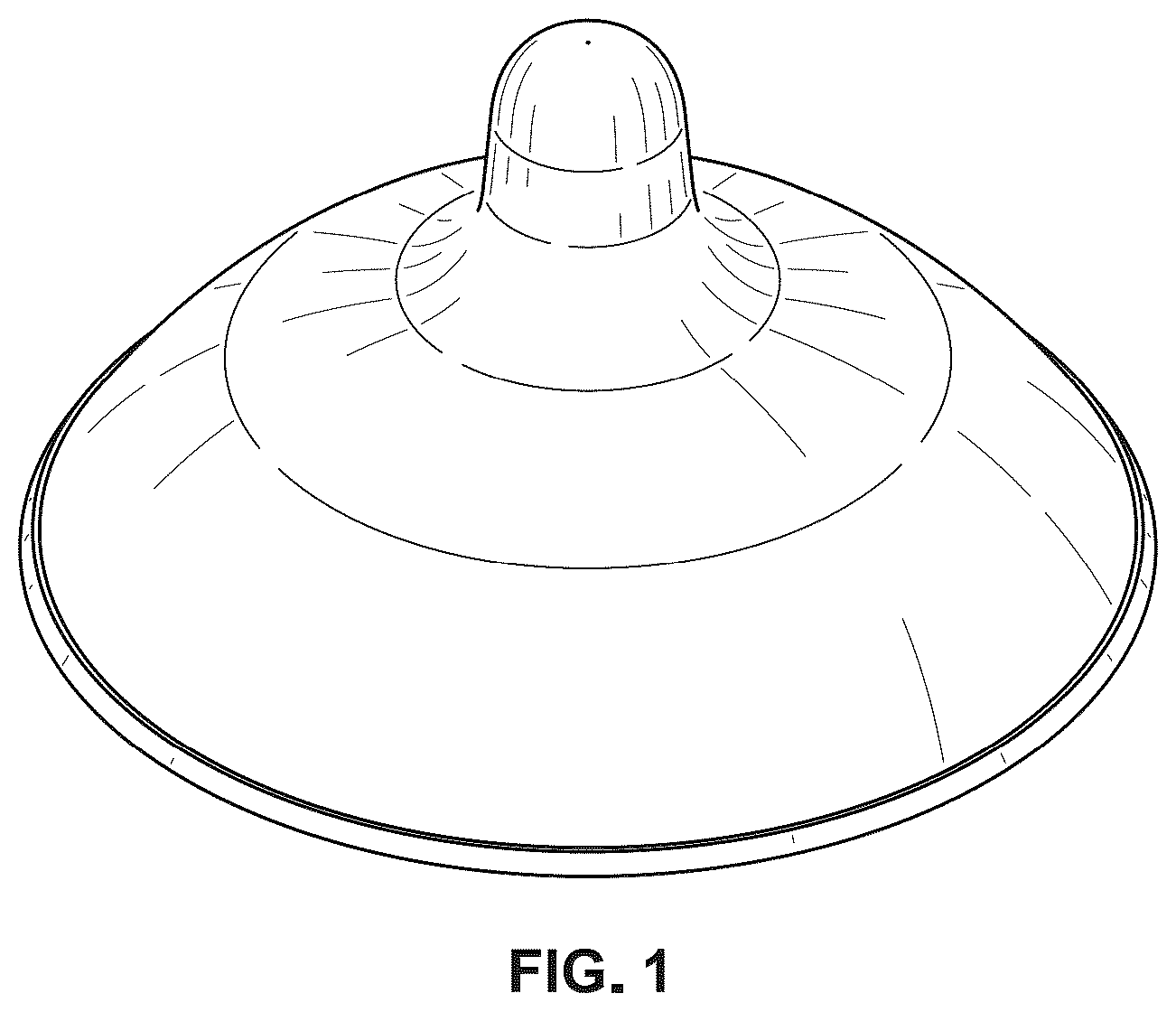 Patent USD1044007 Figure 1 – Baby bottle nipple