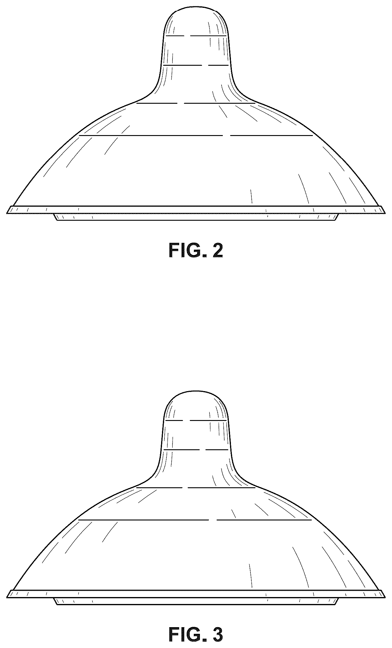 Patent USD1044007 Figure 2 – Baby bottle nipple