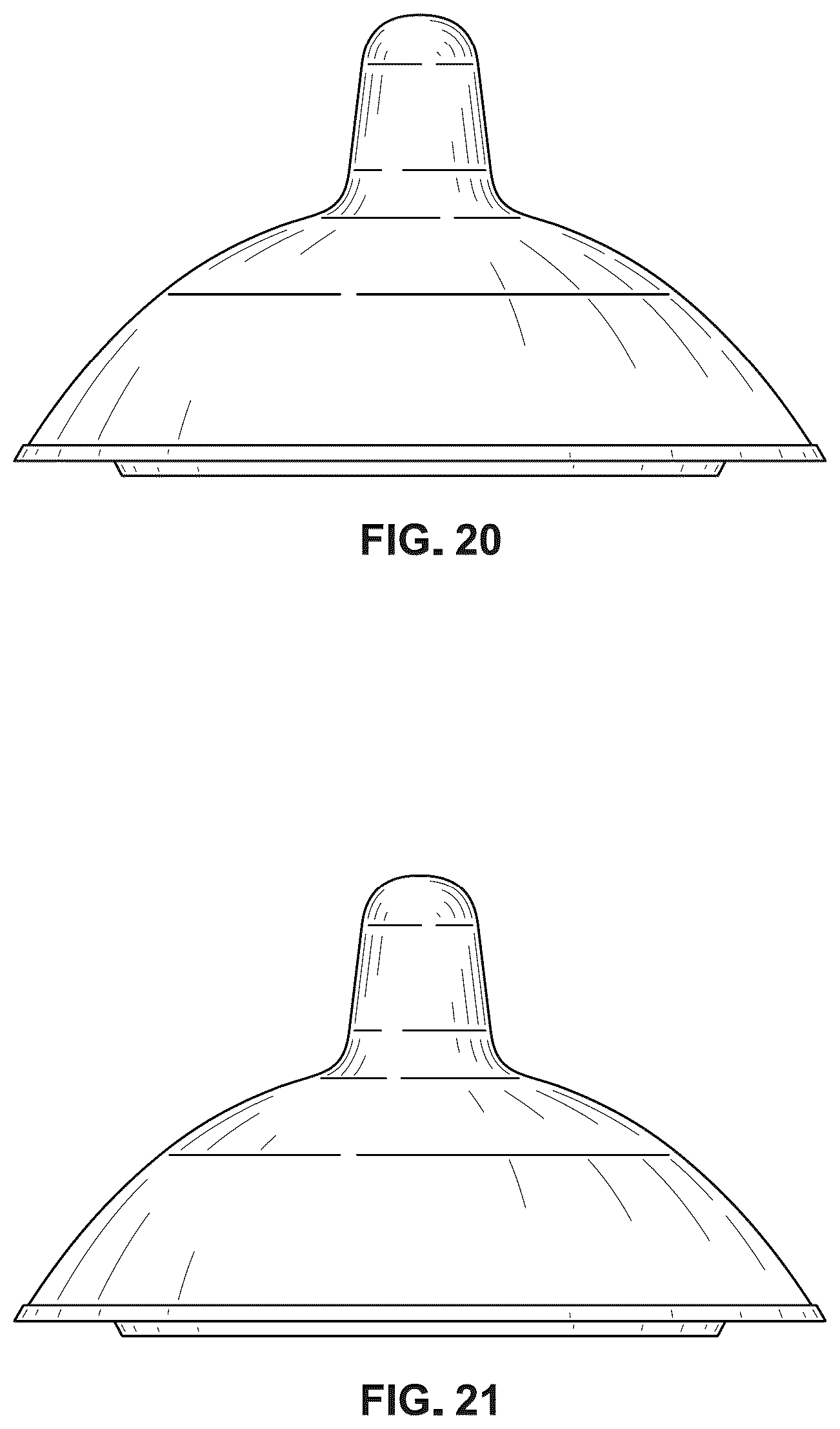 Patent USD1044007 Figure 13 – Baby bottle nipple