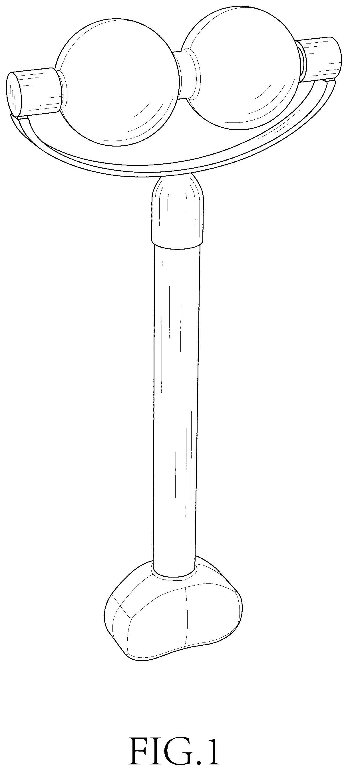 Patent USD1044011 Figure 1 – Massage device