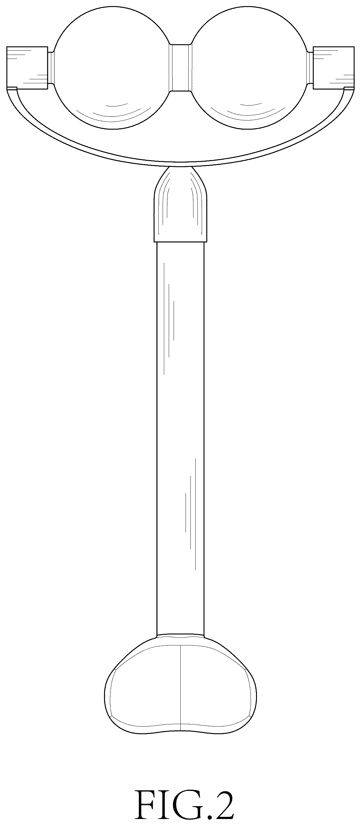 Patent USD1044011 Figure 2 – Massage device