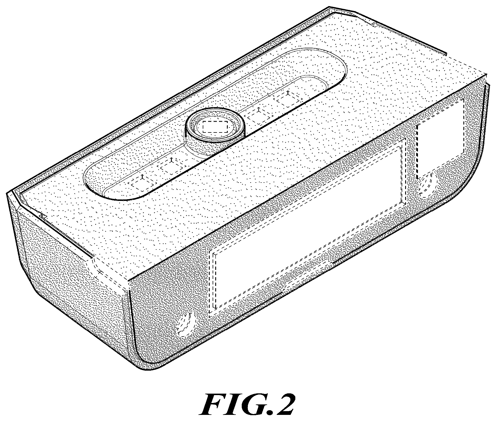 Patent USD1044026 Figure 2 – Sanitation device