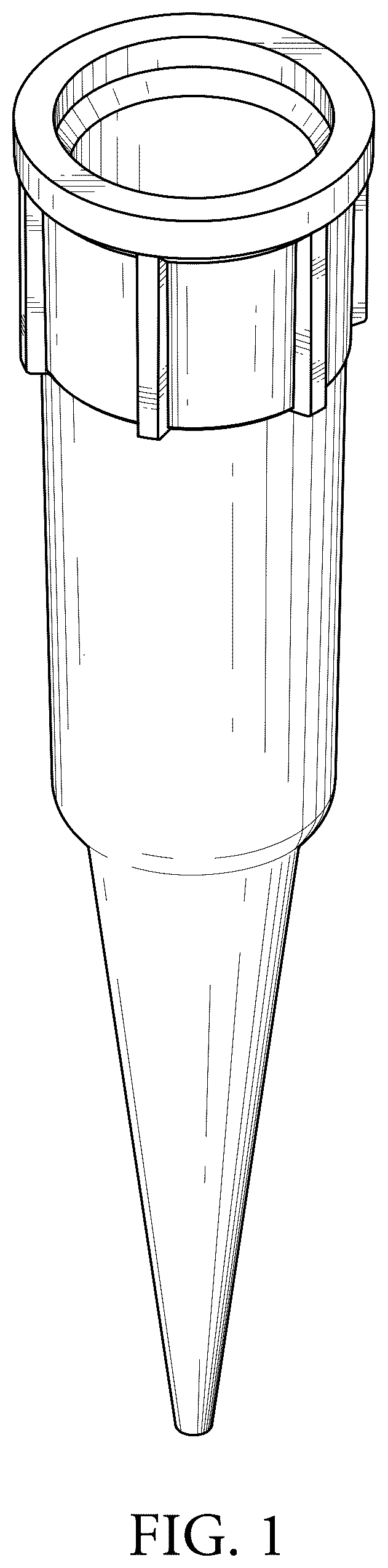 Patent USD1044028 Figure 1 – Pipetting tip