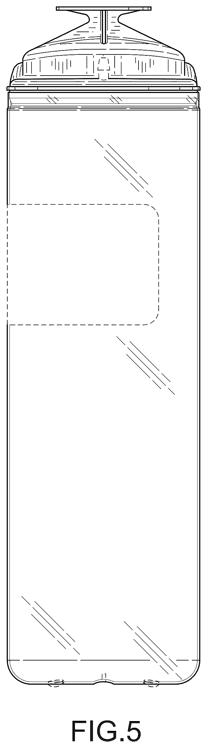 Patent USD1044029 Figure 5 – Collection bottle