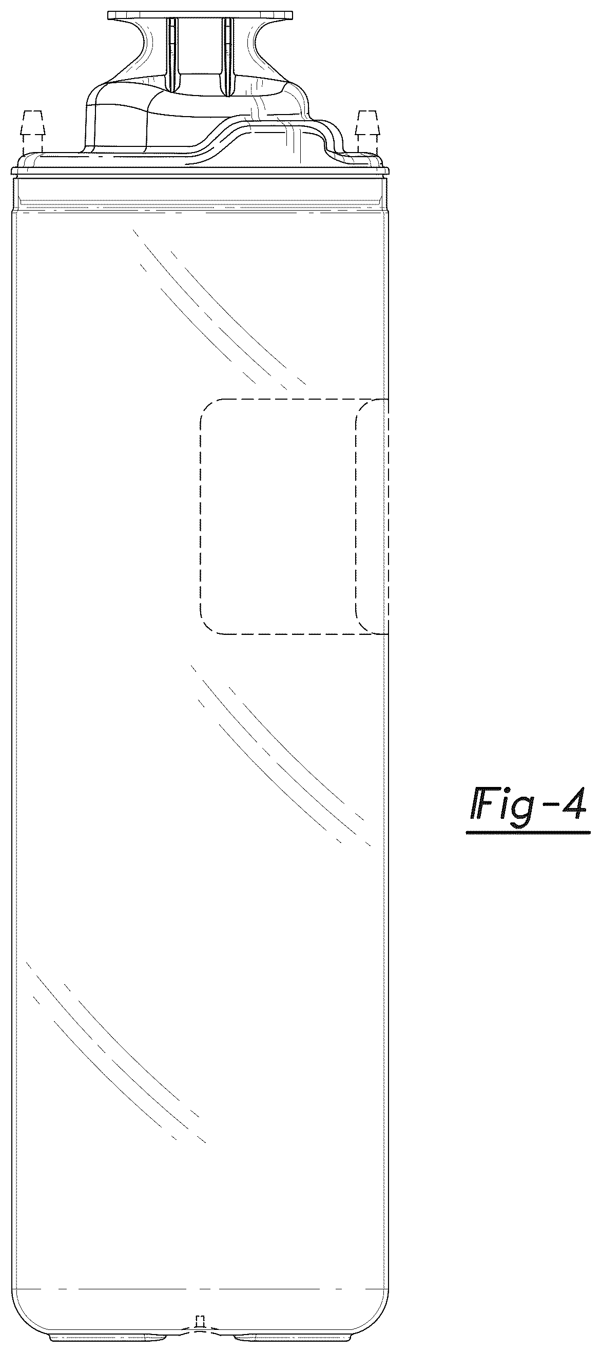 Patent USD1044030 Figure 4 – Collection bottle