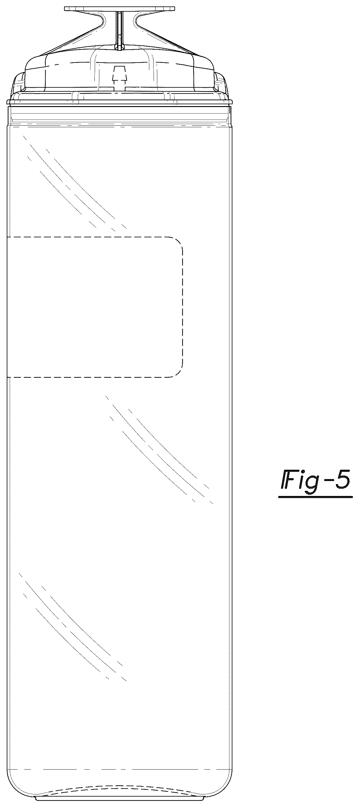 Patent USD1044030 Figure 5 – Collection bottle