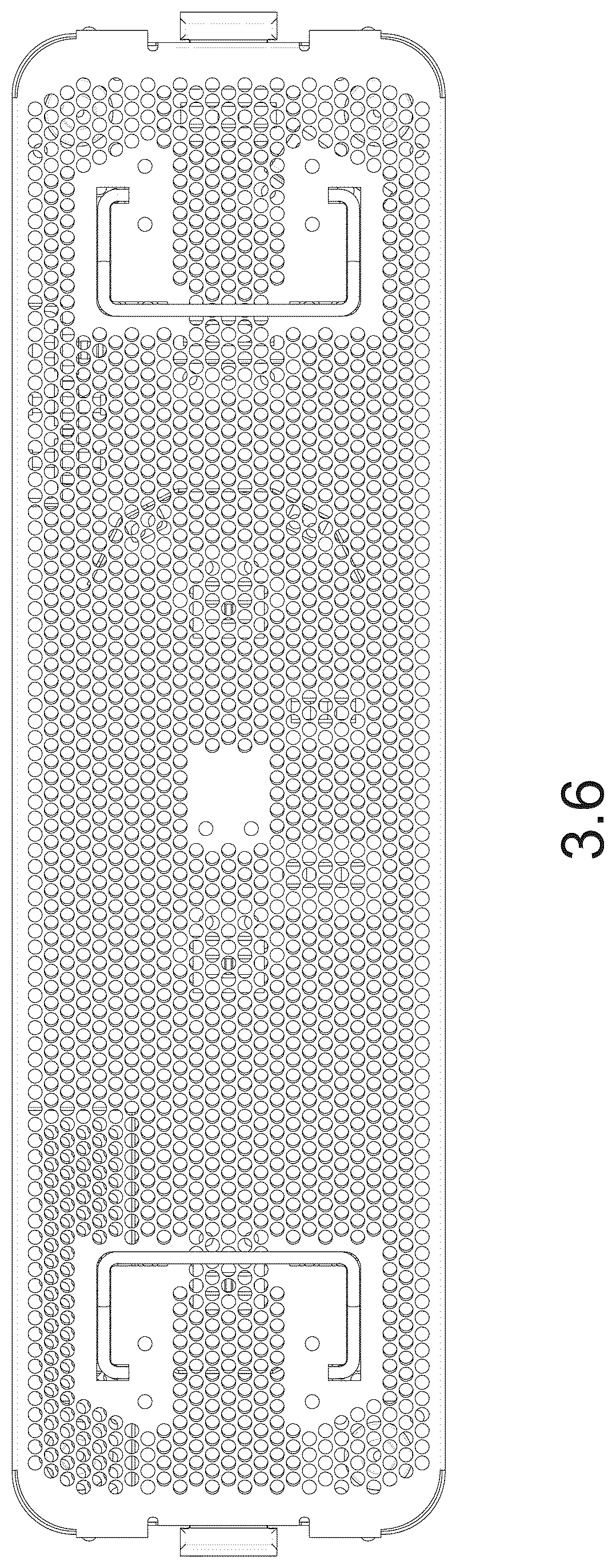 Patent USD1044032 Figure 6 – Storage tray for medical tools