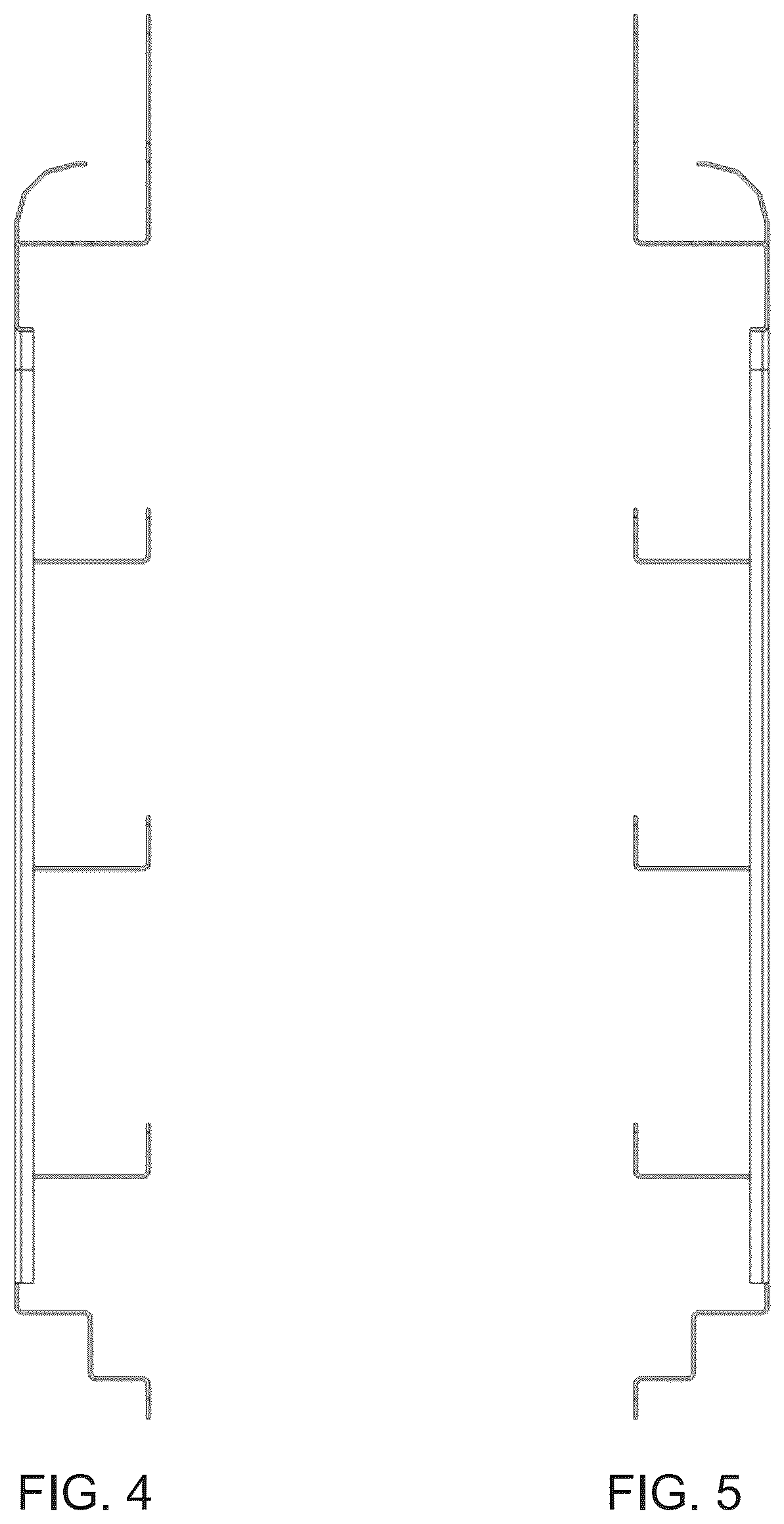 Patent USD1044039 Figure 3 – Wall panel frame
