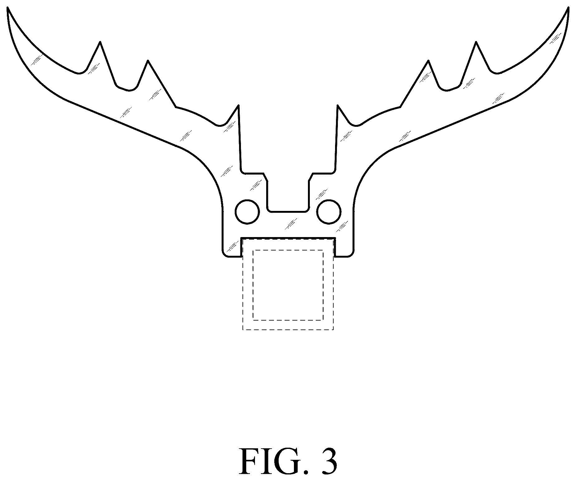 Patent USD1044040 Figure 3 – Tree engaging cleat