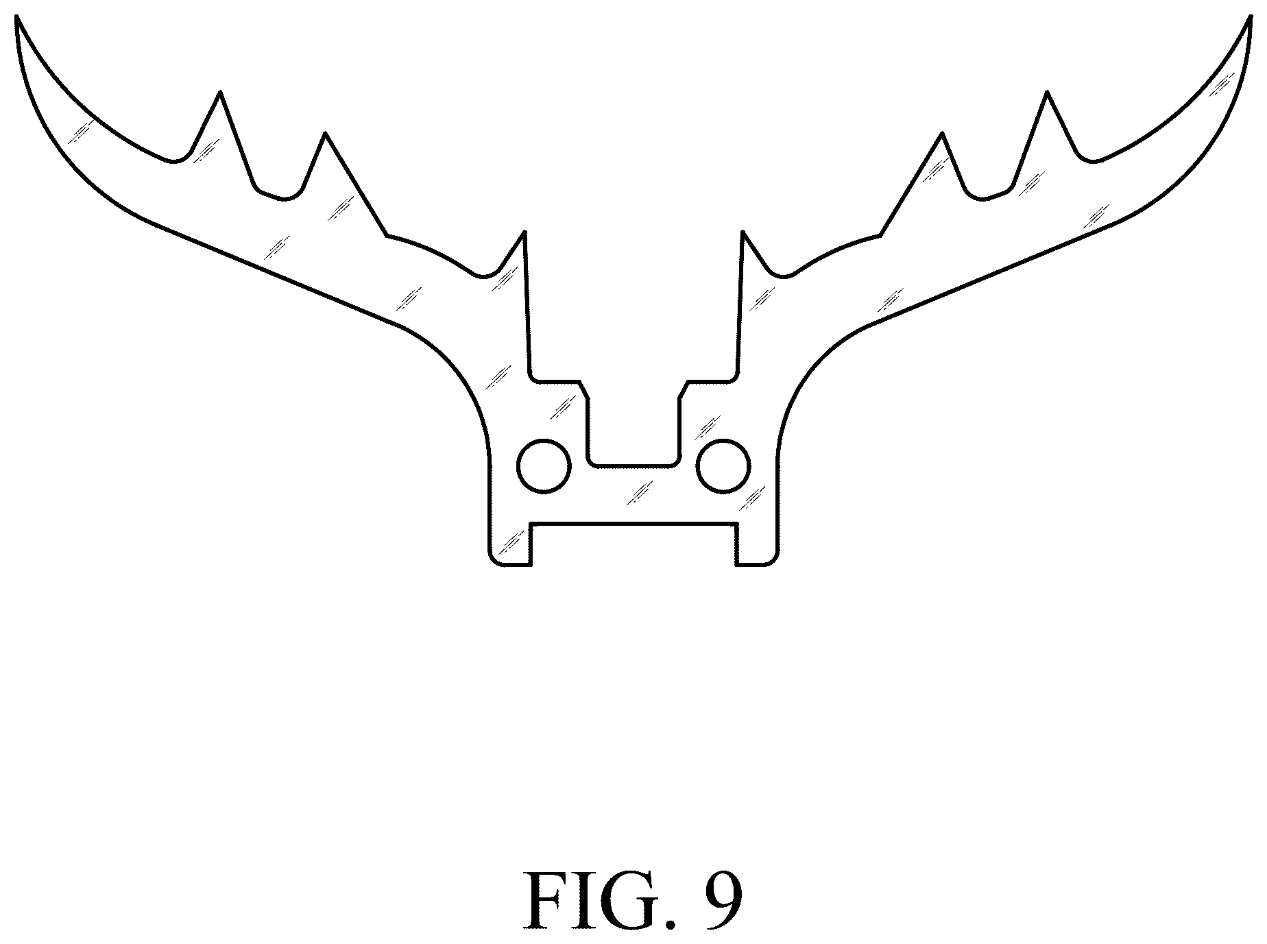 Patent USD1044040 Figure 9 – Tree engaging cleat