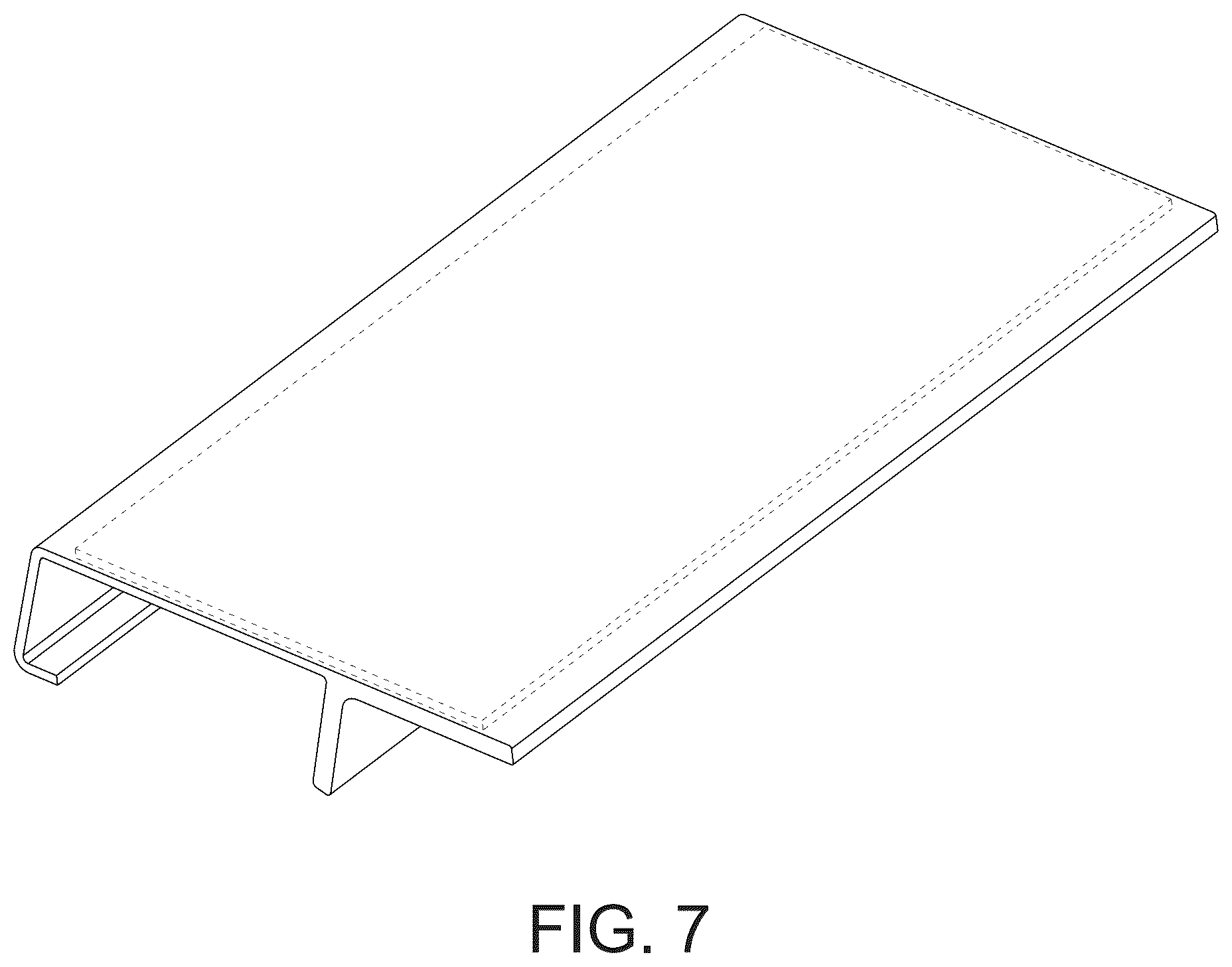 Patent USD1044041 Figure 7 – Auxiliary step platform for ladder