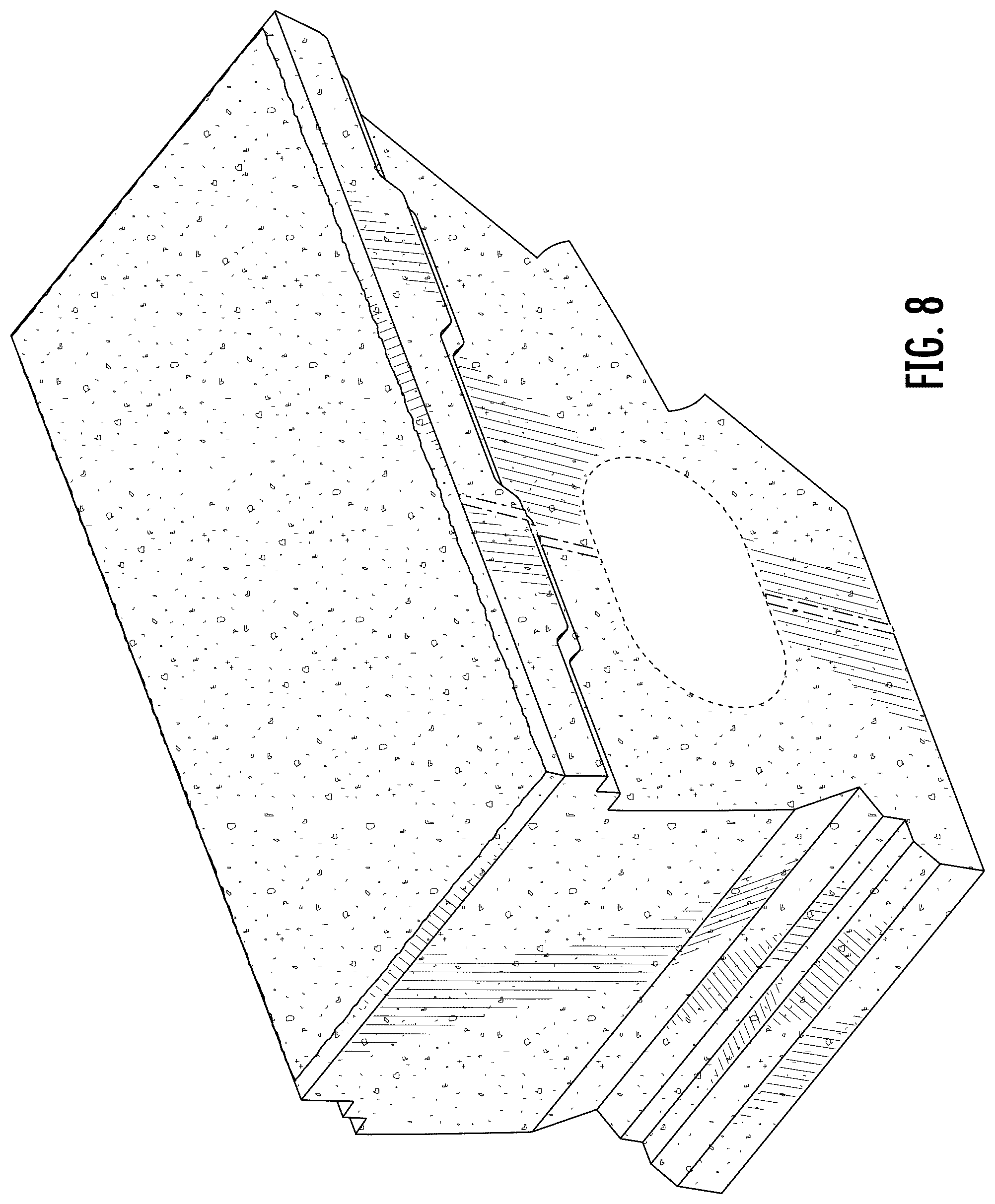 Patent USD1044042 Figure 8 – Corner masonry block