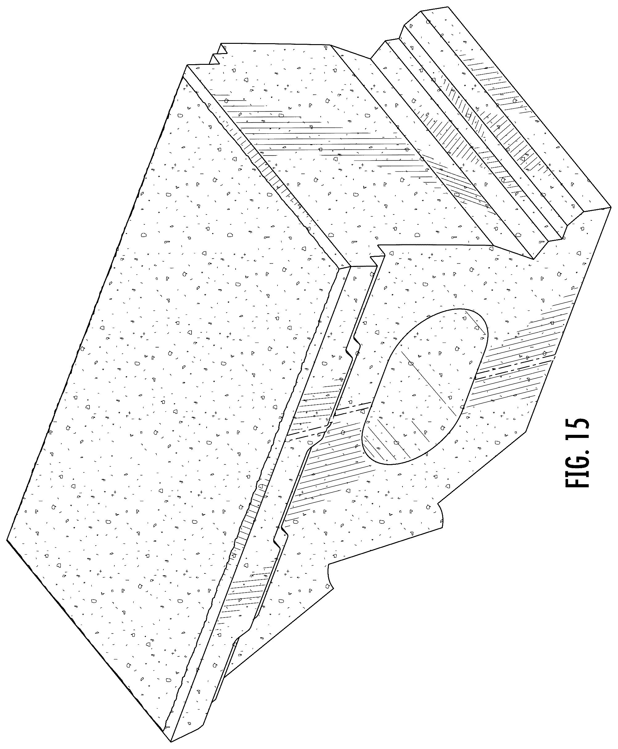 Patent USD1044042 Figure 15 – Corner masonry block