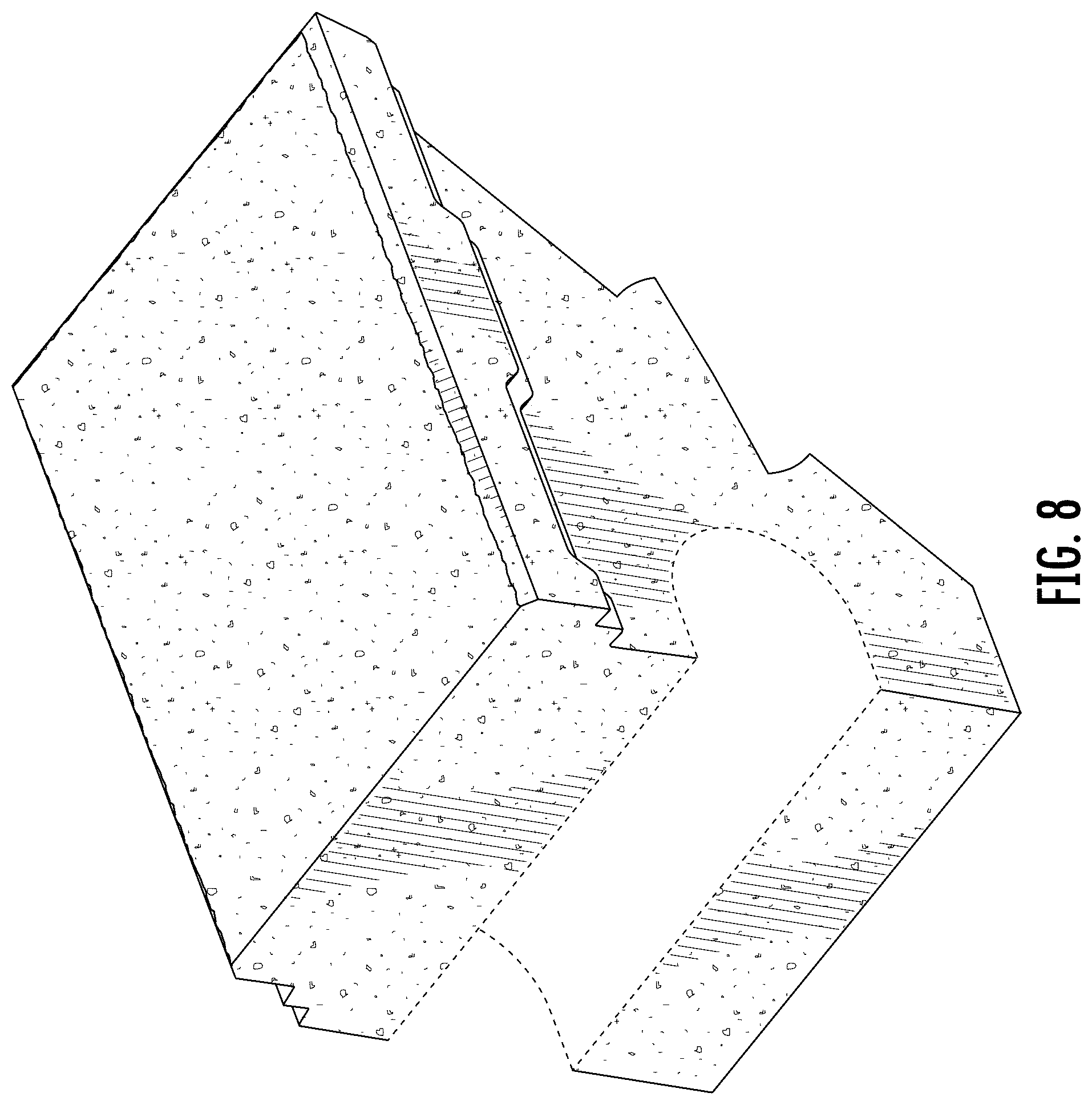 Patent USD1044043 Figure 8 – Corner masonry block