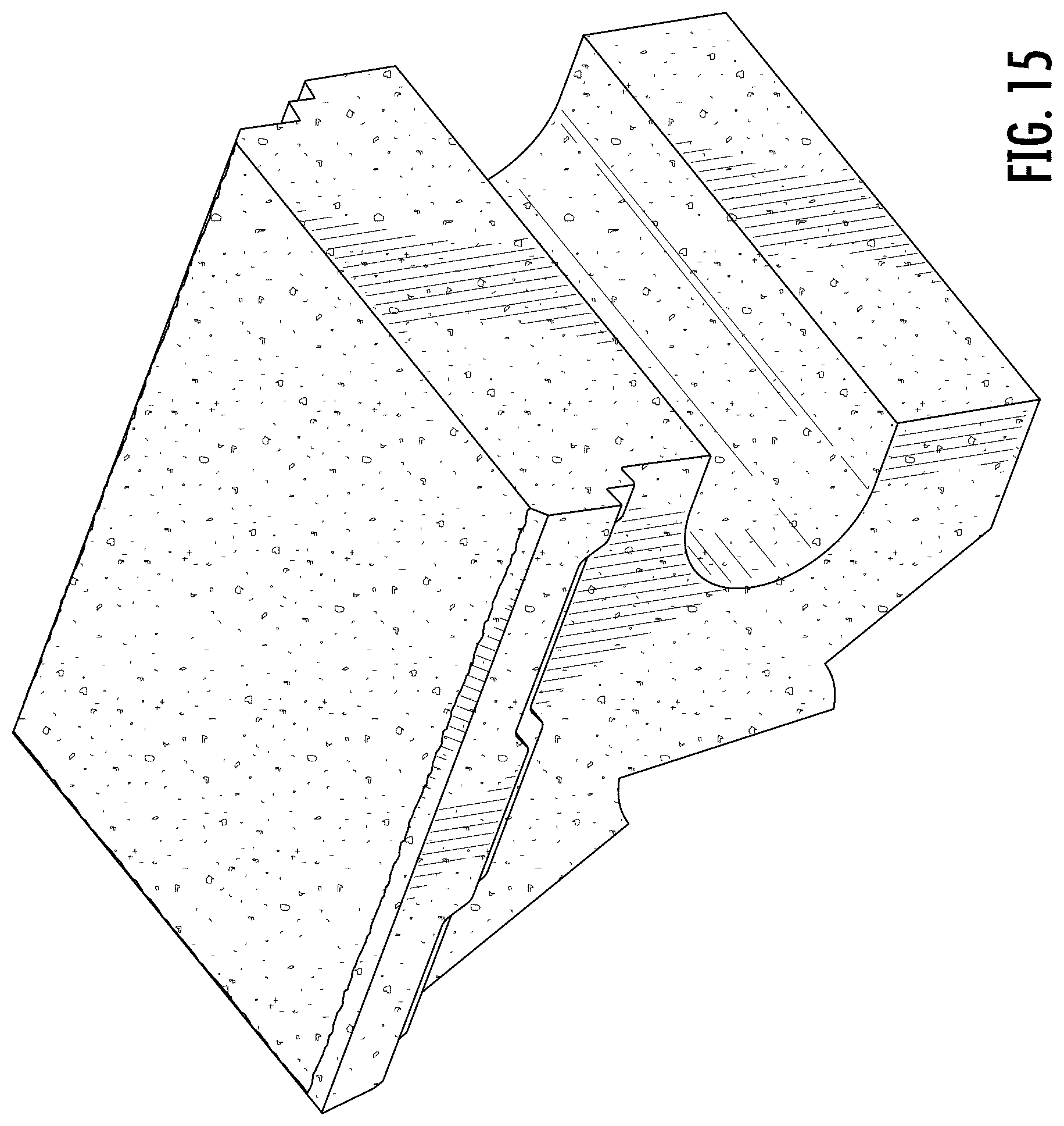 Patent USD1044043 Figure 15 – Corner masonry block