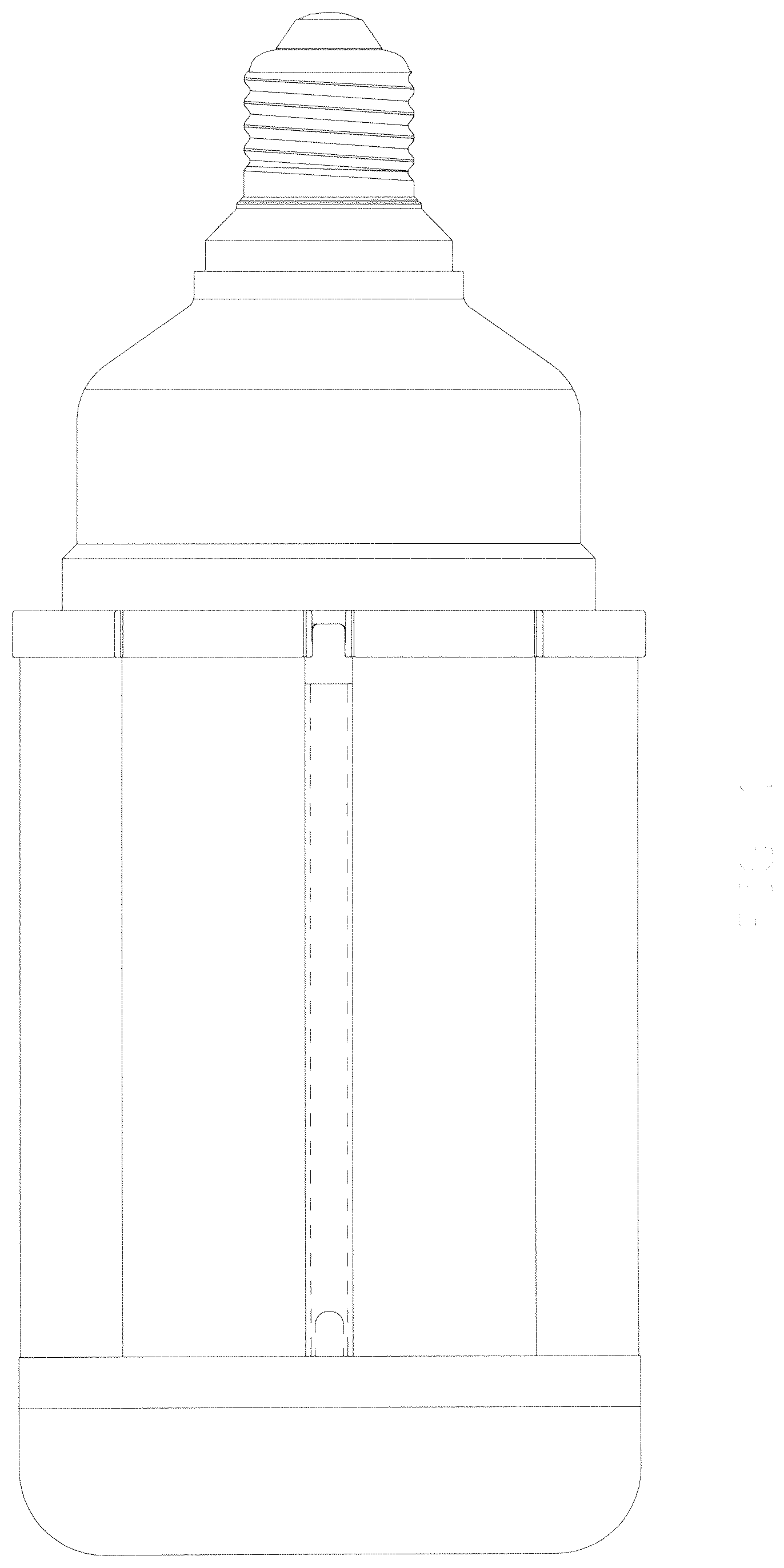 Patent USD1044050 Figure 1 – LED energy-saving bulb (multitube cylinder)
