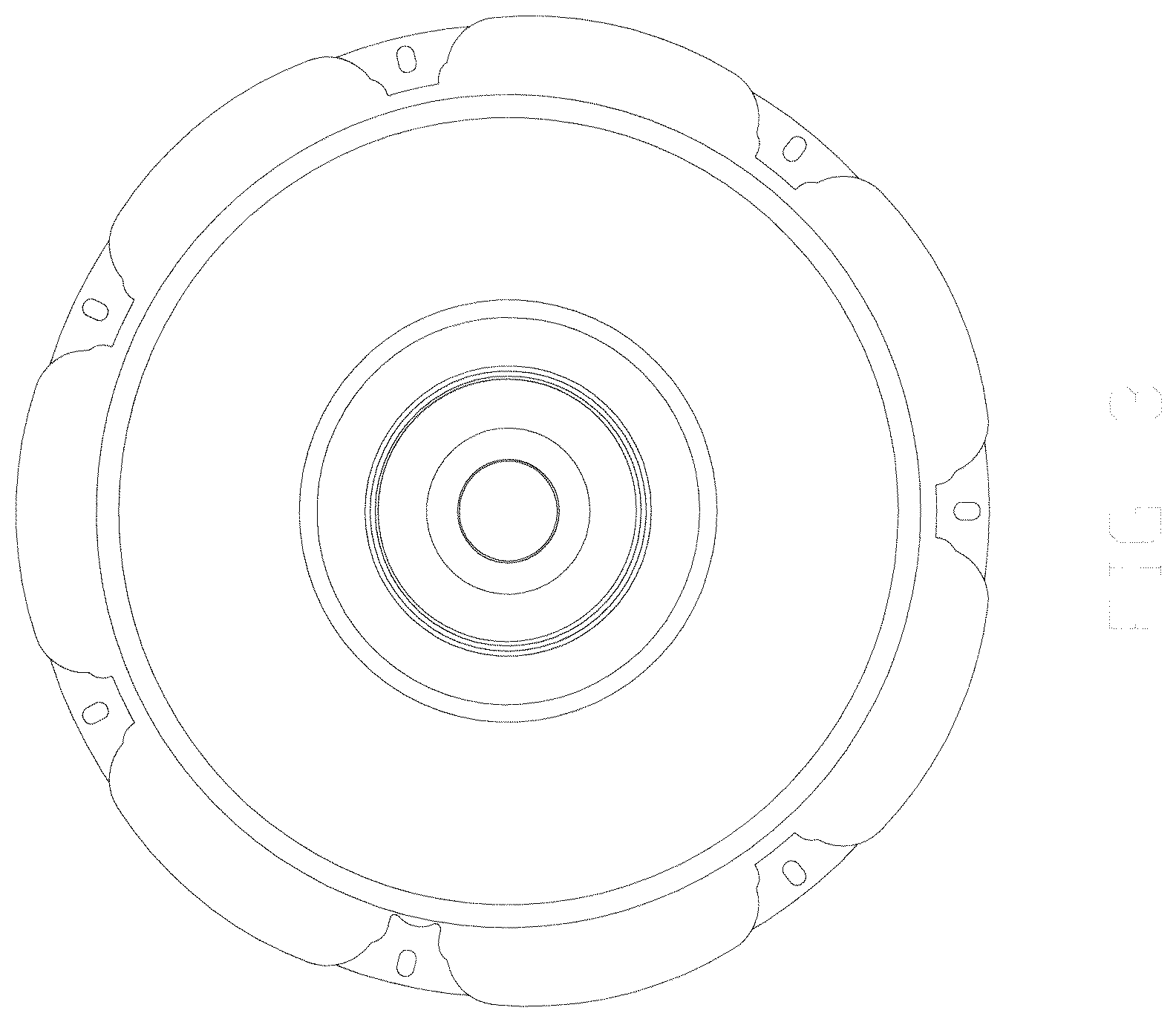 Patent USD1044050 Figure 3 – LED energy-saving bulb (multitube cylinder)