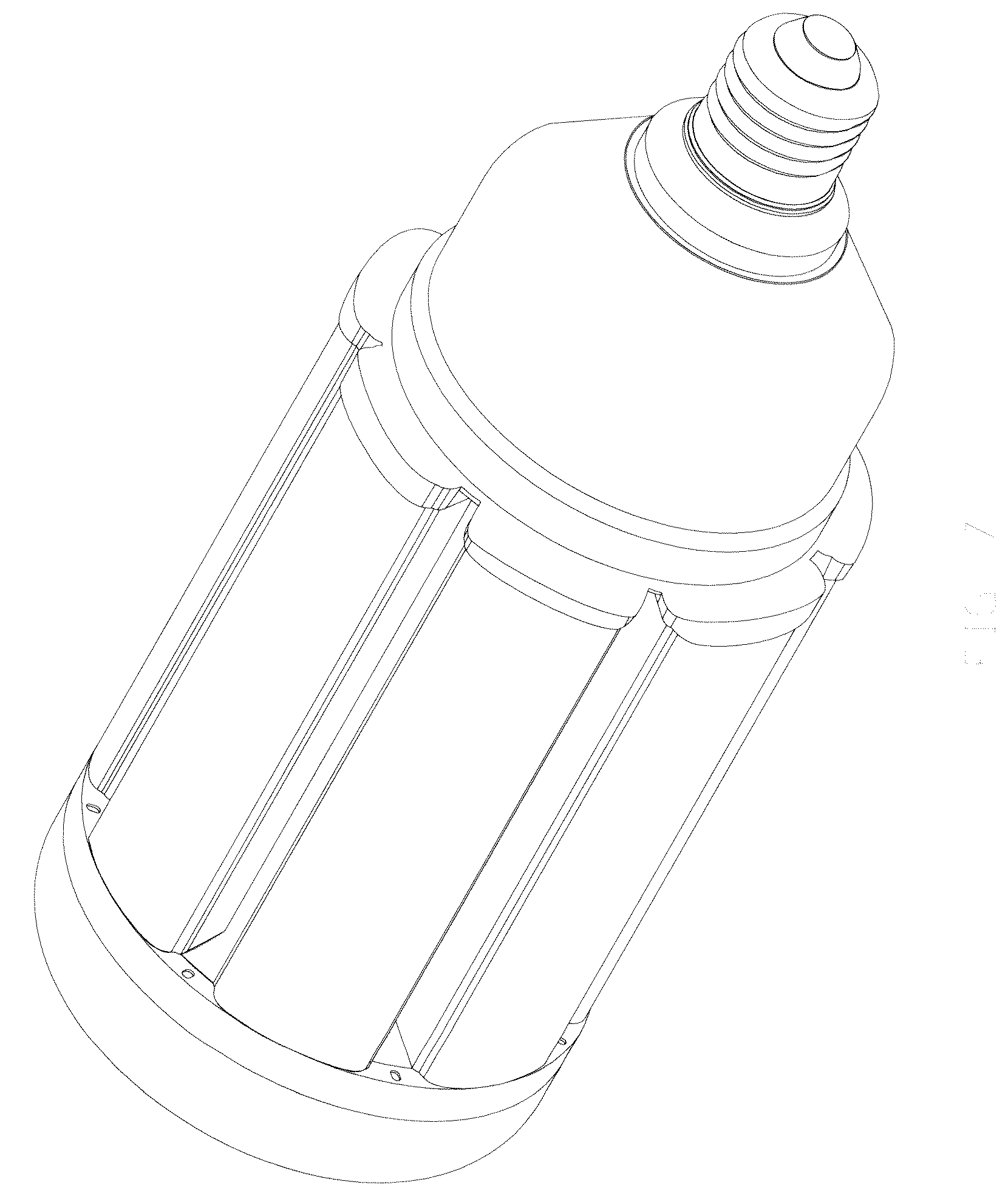 Patent USD1044050 Figure 7 – LED energy-saving bulb (multitube cylinder)