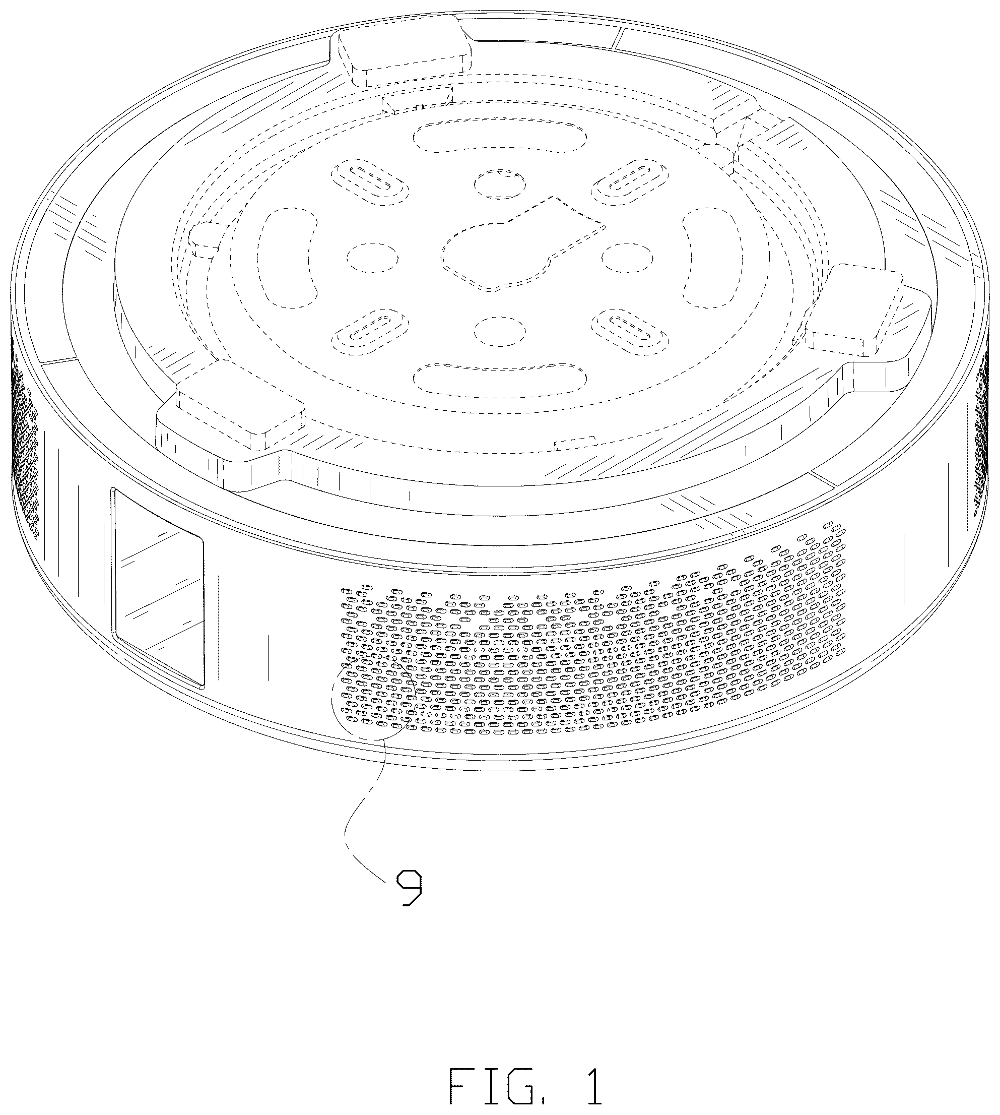 Patent USD1044054 Figure 1 – Projection lamp