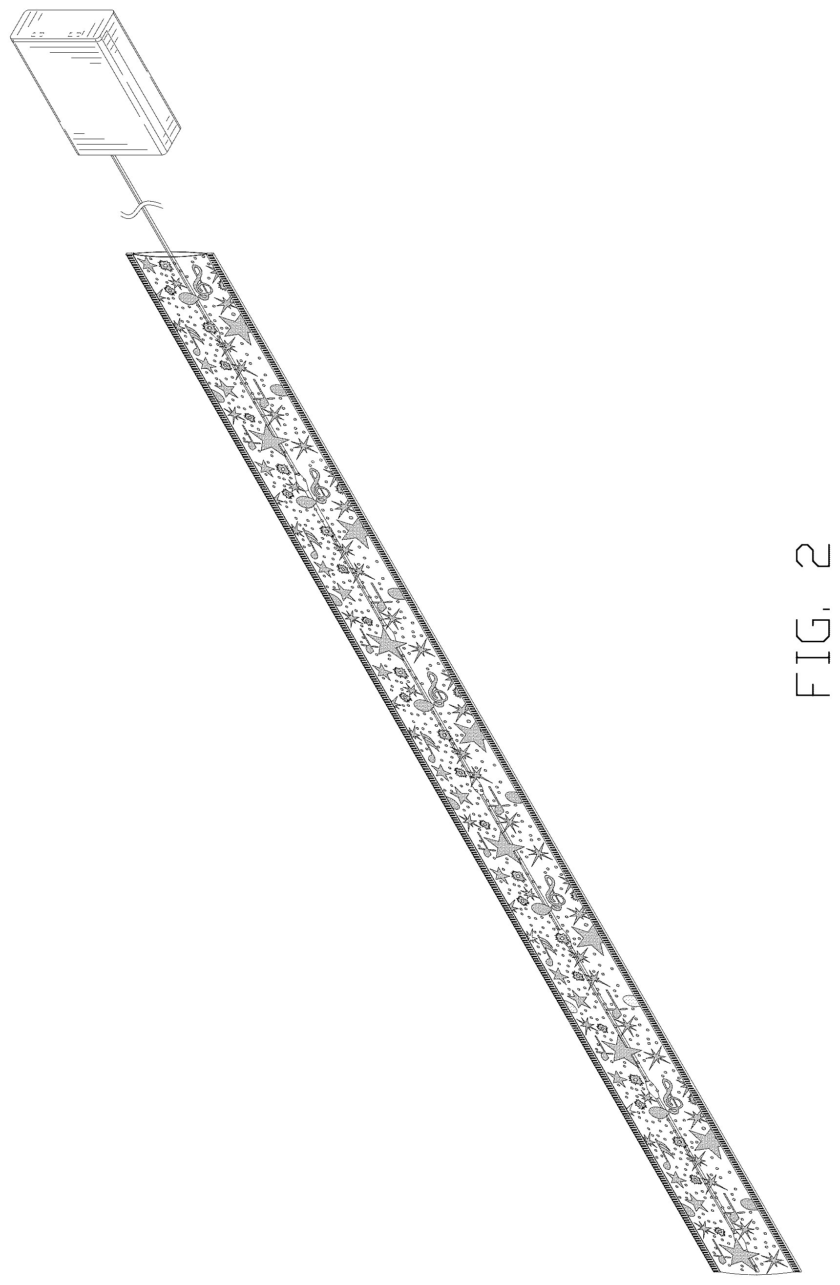 Patent USD1044058 Figure 2 – Light strip