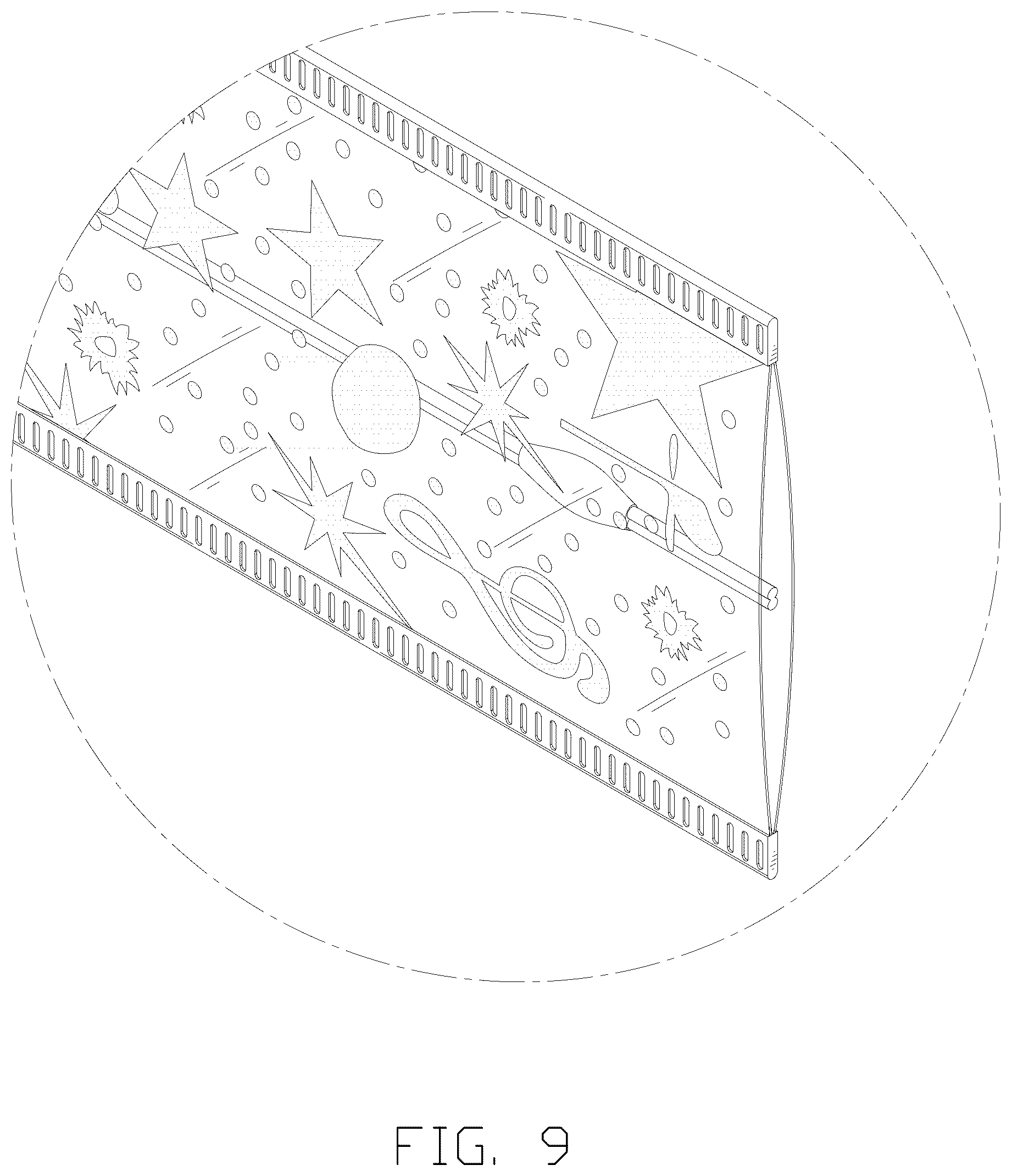 Patent USD1044058 Figure 9 – Light strip
