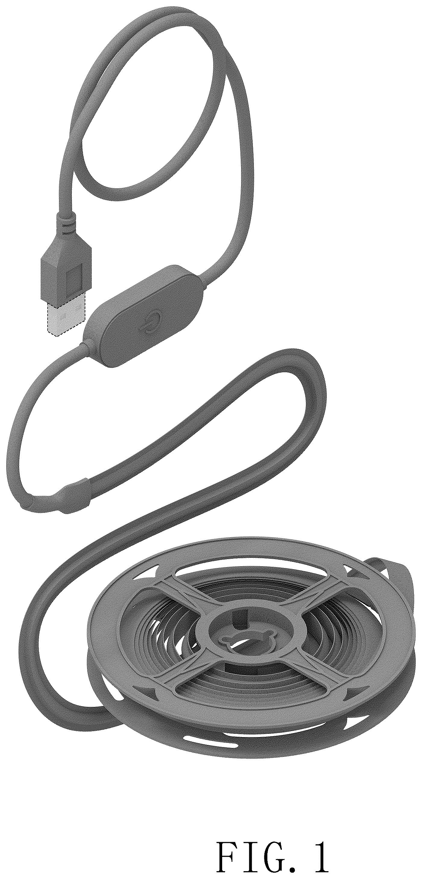 Patent USD1044059 Figure 1 – Light strip
