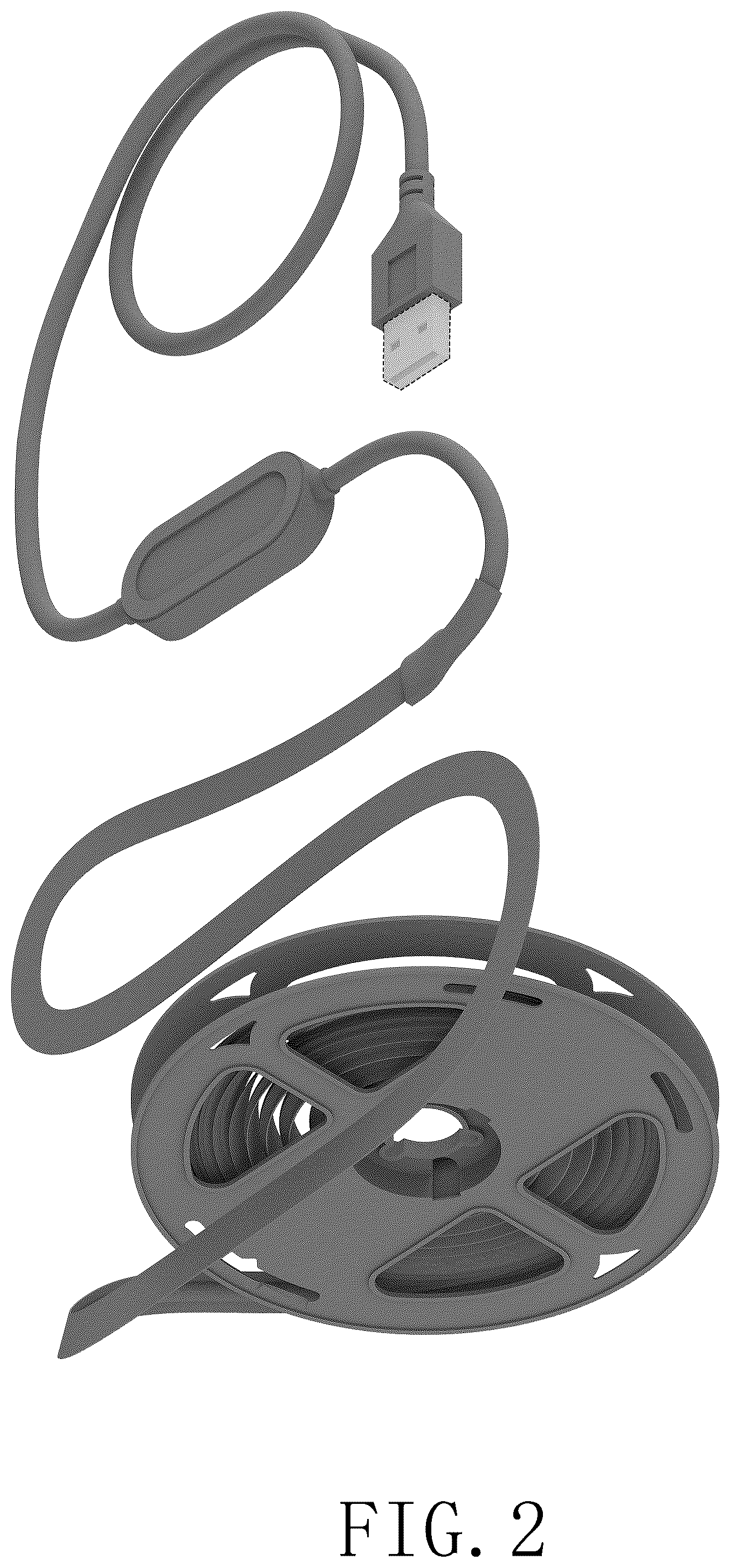 Patent USD1044059 Figure 2 – Light strip