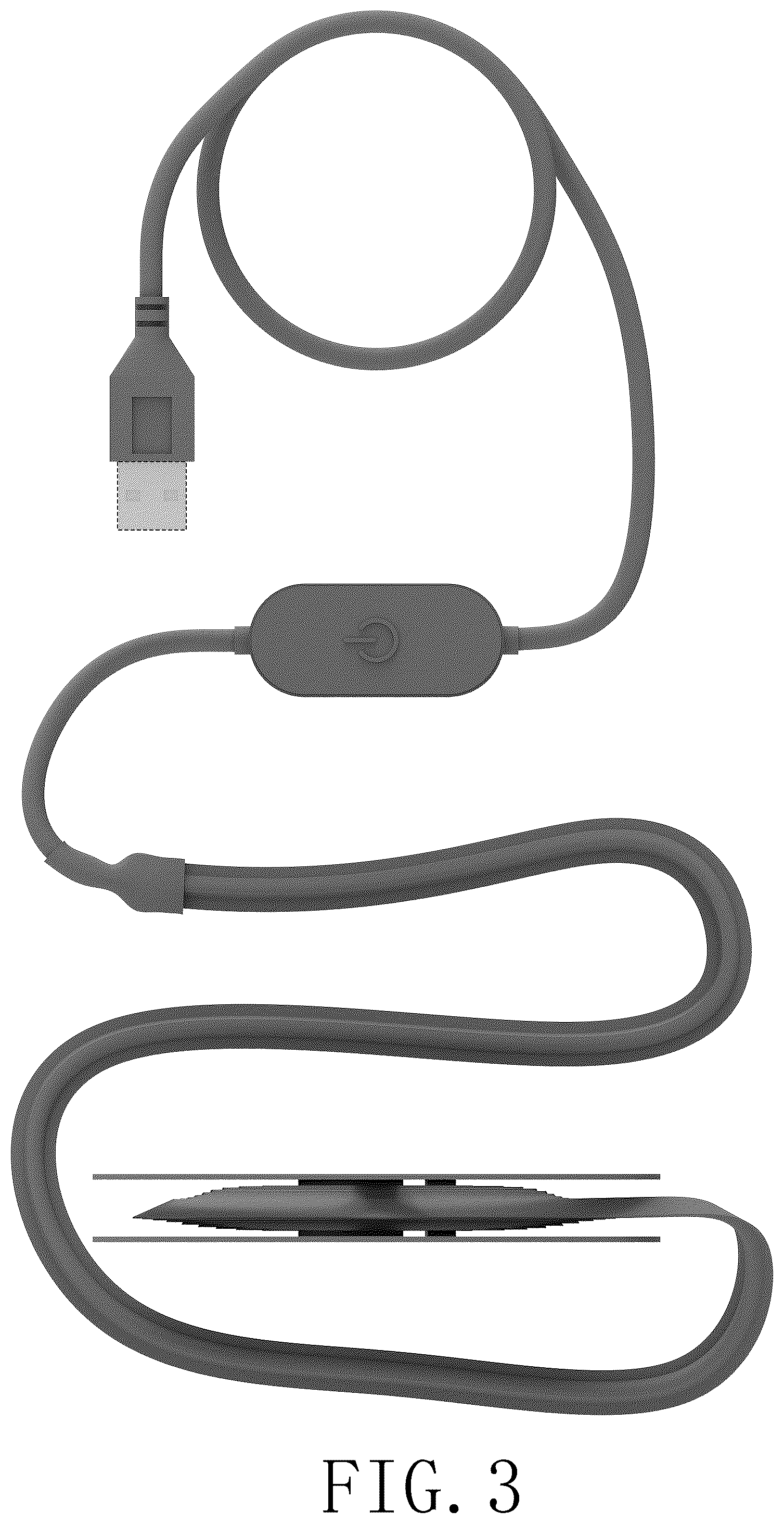 Patent USD1044059 Figure 3 – Light strip