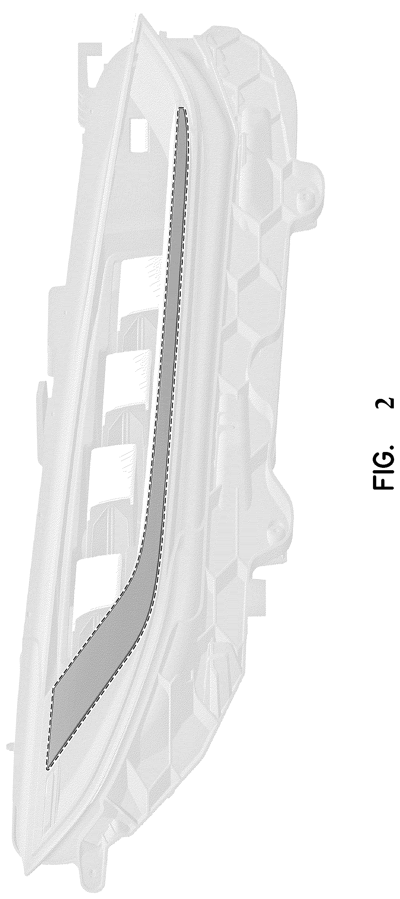 Patent USD1044064 Figure 2 – Headlight daytime running light arrangement