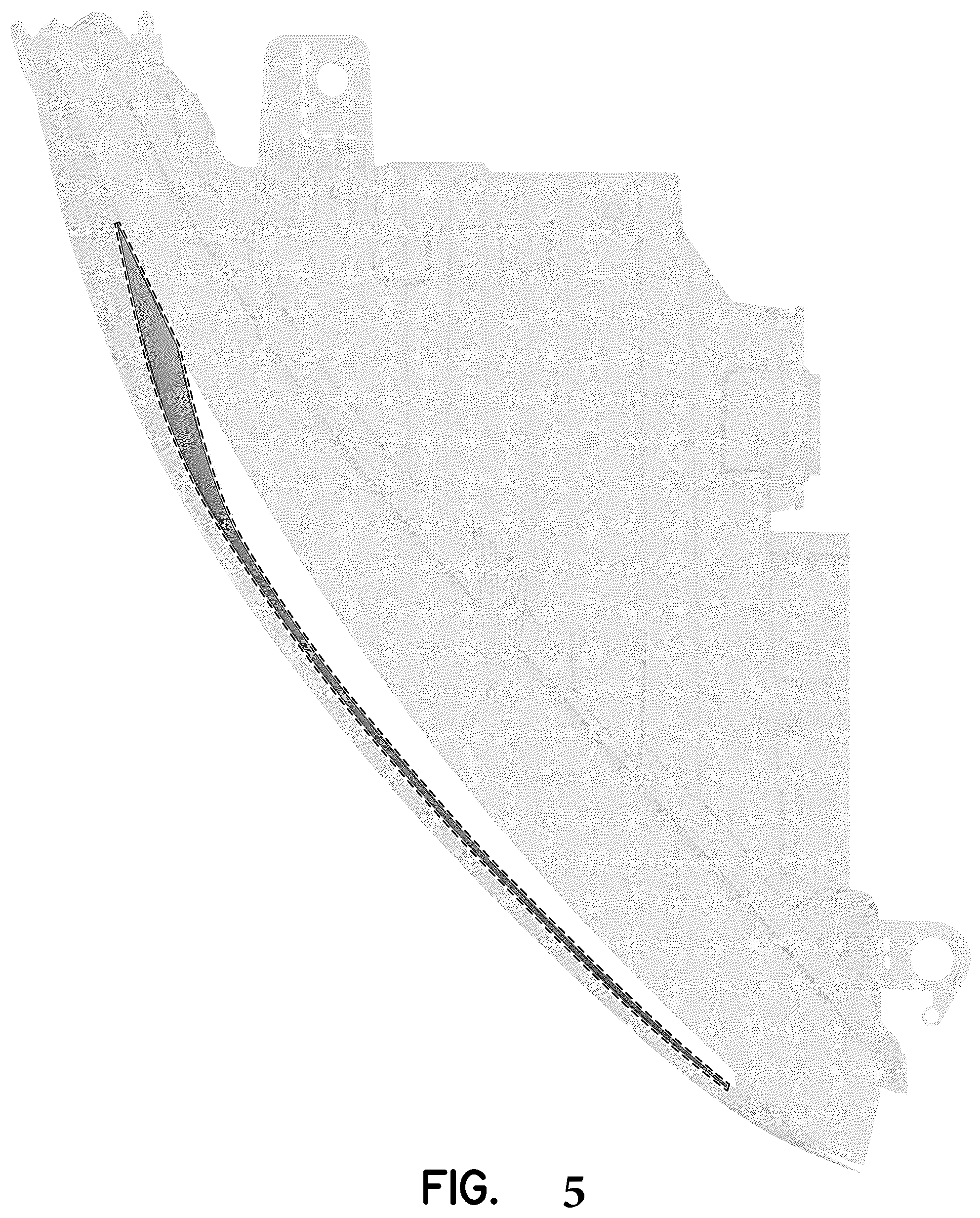Patent USD1044064 Figure 5 – Headlight daytime running light arrangement