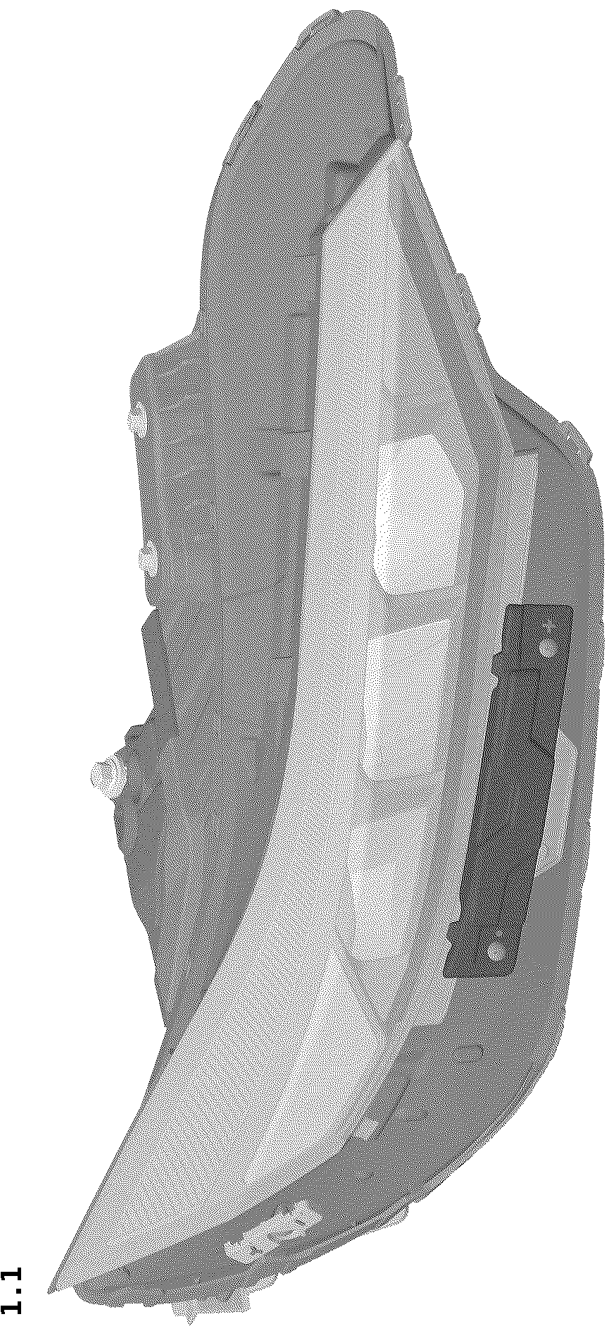 Patent USD1044065 Figure 1 – Headlamp for car