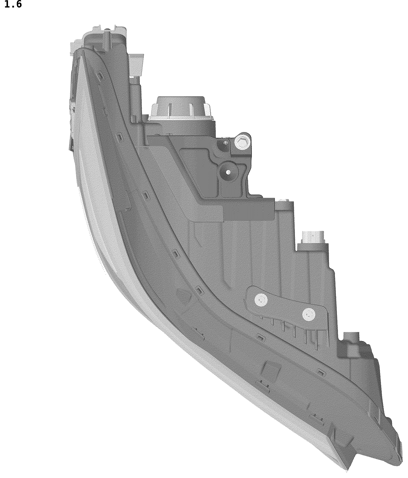 Patent USD1044065 Figure 6 – Headlamp for car
