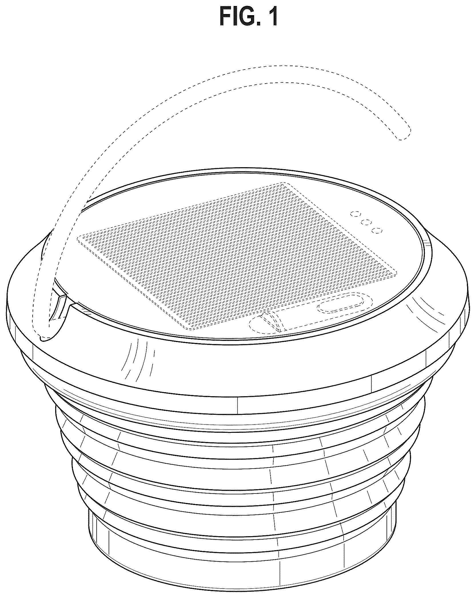 Patent USD1044067 Figure 1 – Lantern