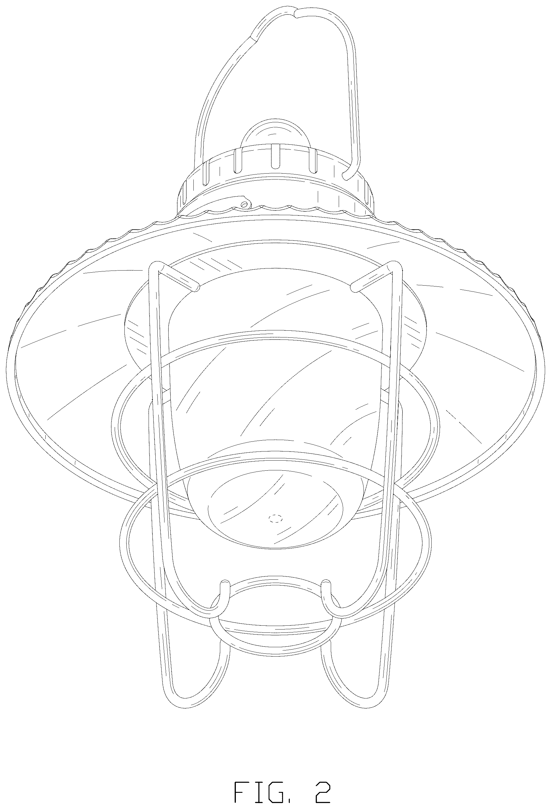 Patent USD1044070 Figure 2 – Camping lamp