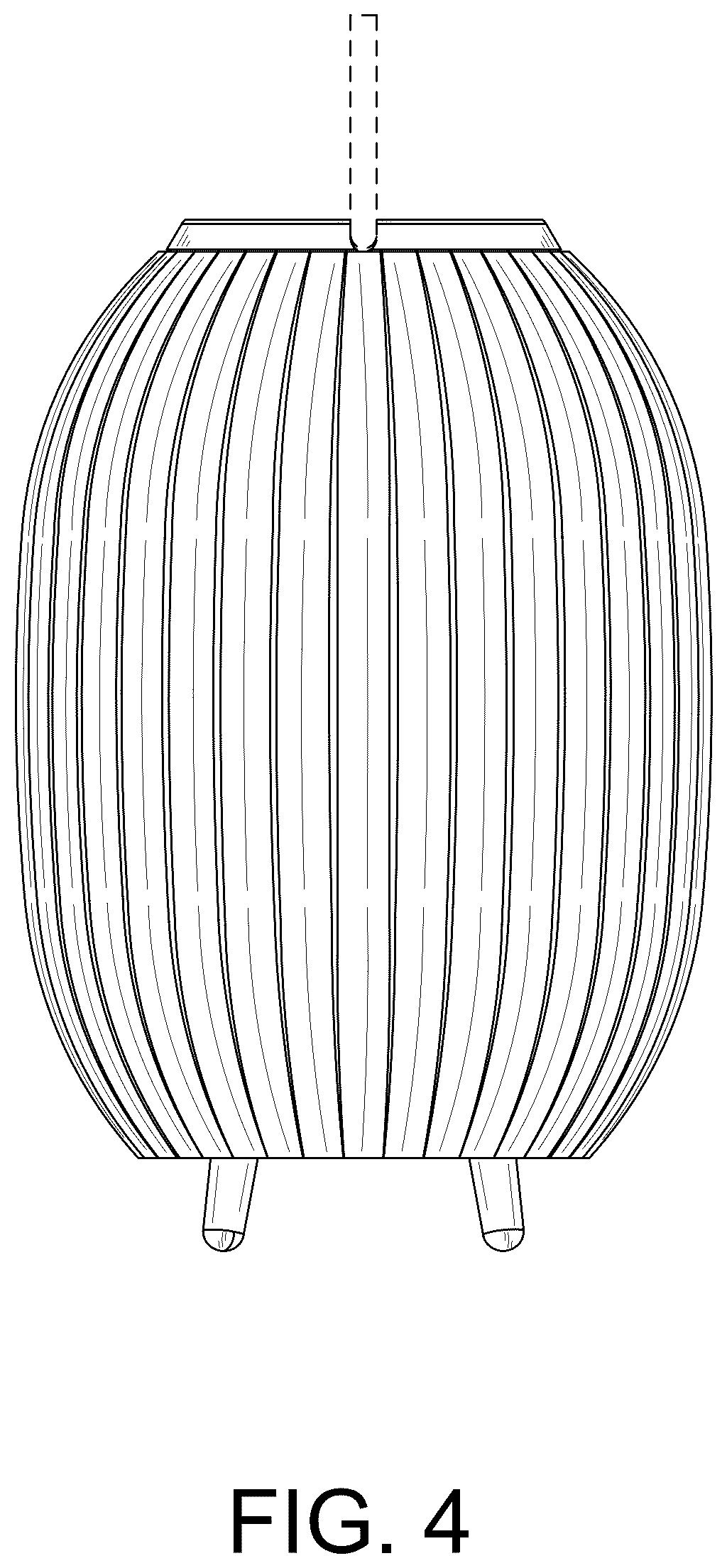 Patent USD1044072 Figure 4 – LED speaker lamp