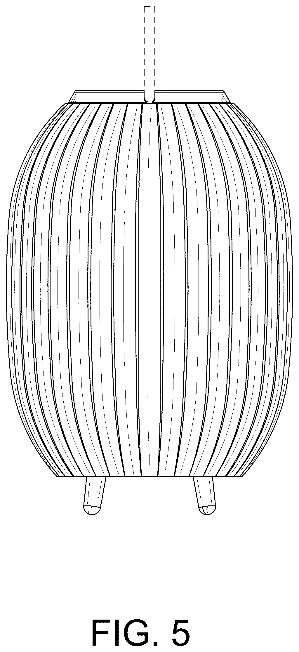 Patent USD1044072 Figure 5 – LED speaker lamp