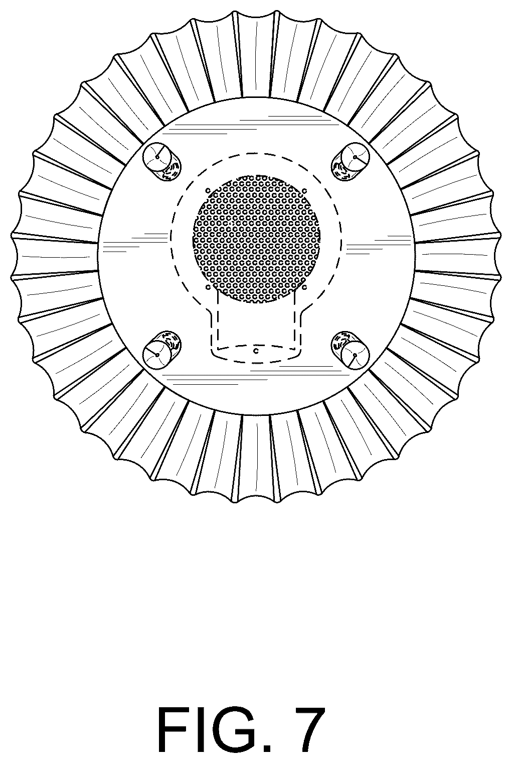 Patent USD1044072 Figure 7 – LED speaker lamp