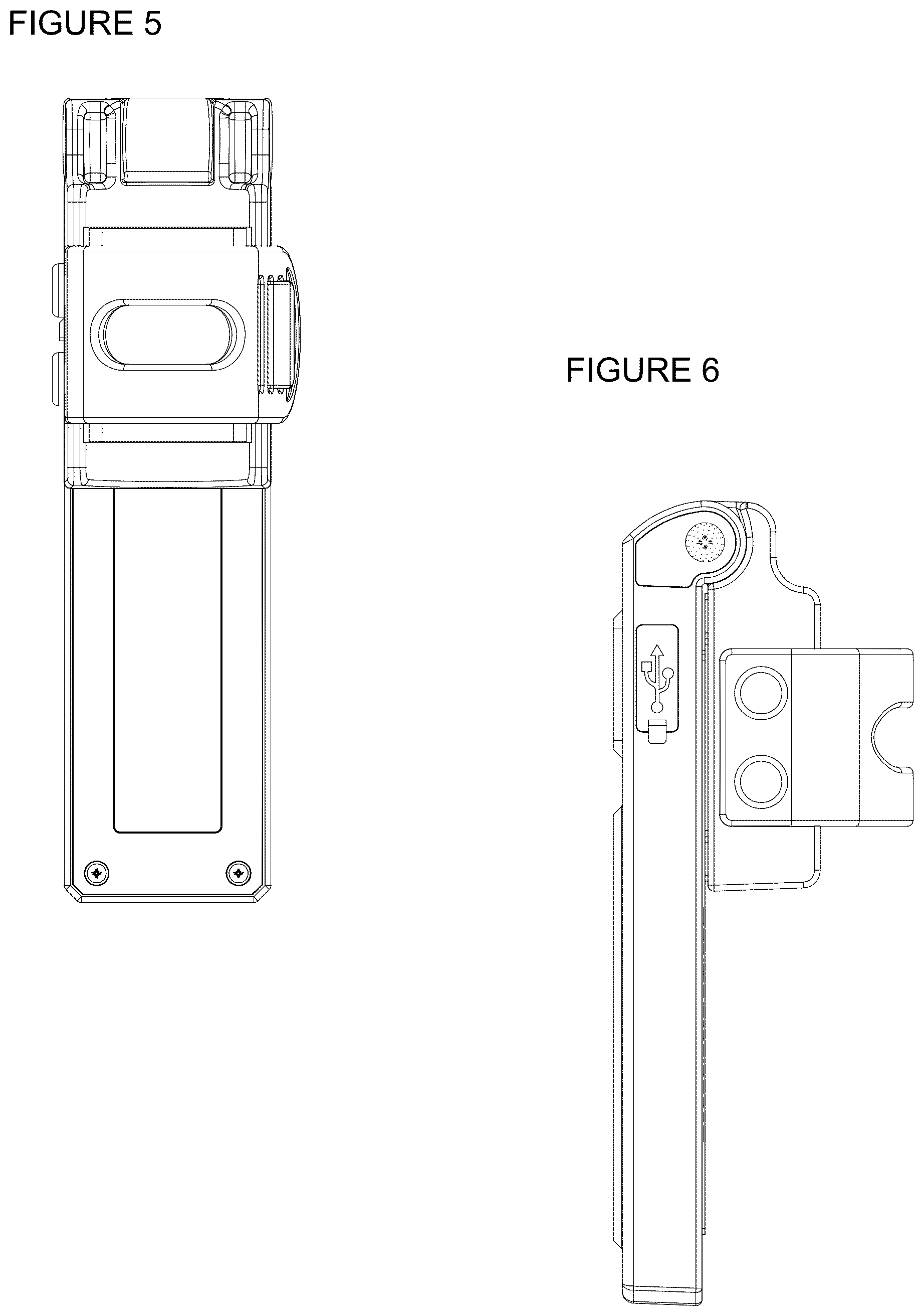 Patent USD1044074 Figure 3 – LED beacon for walking cane