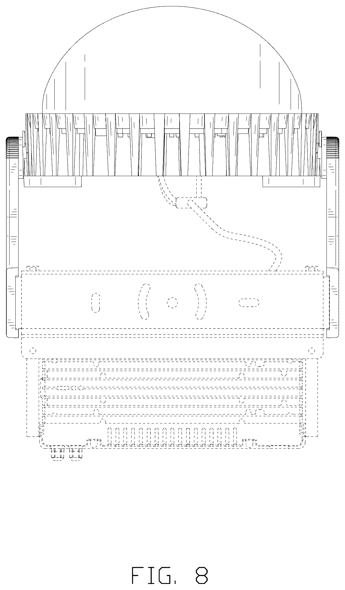 Patent USD1044077 Figure 8 – LED lamp