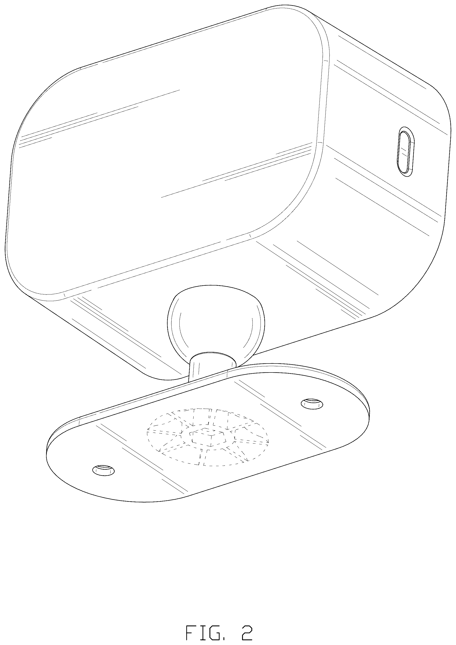 Patent USD1044079 Figure 2 – Wall lamp