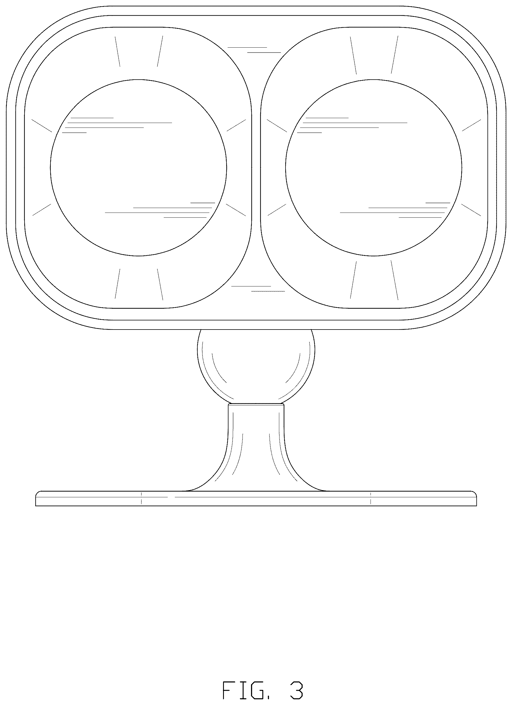 Patent USD1044079 Figure 3 – Wall lamp