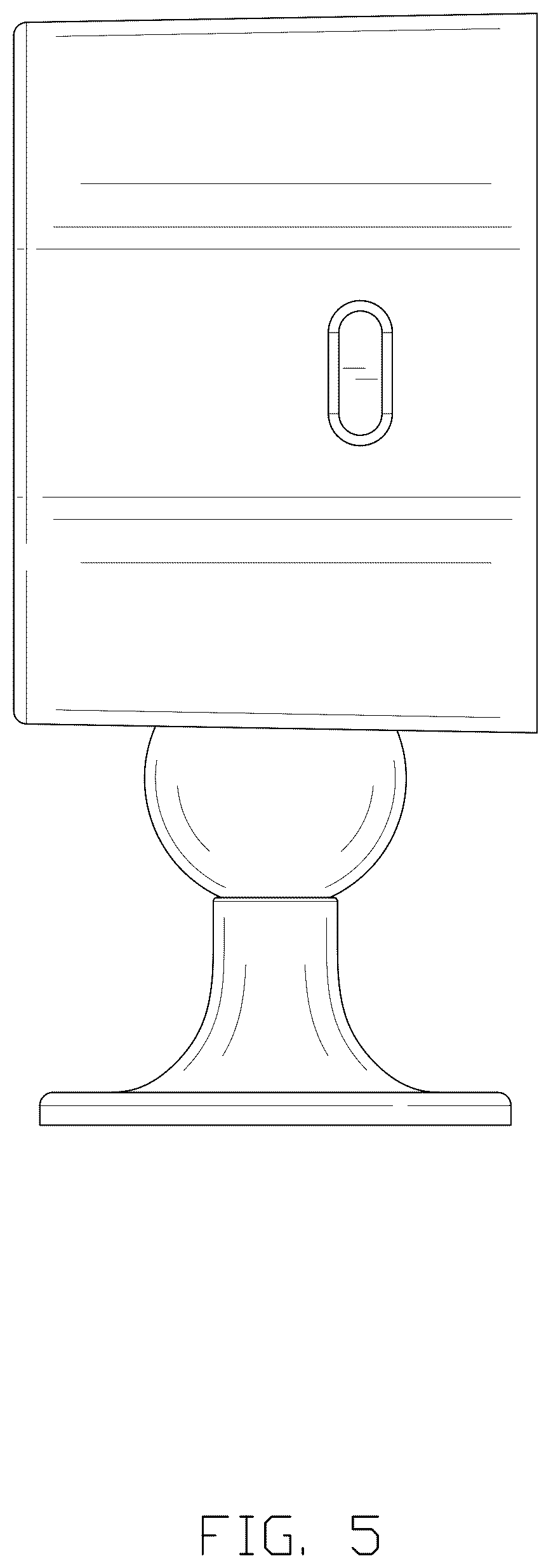 Patent USD1044079 Figure 5 – Wall lamp